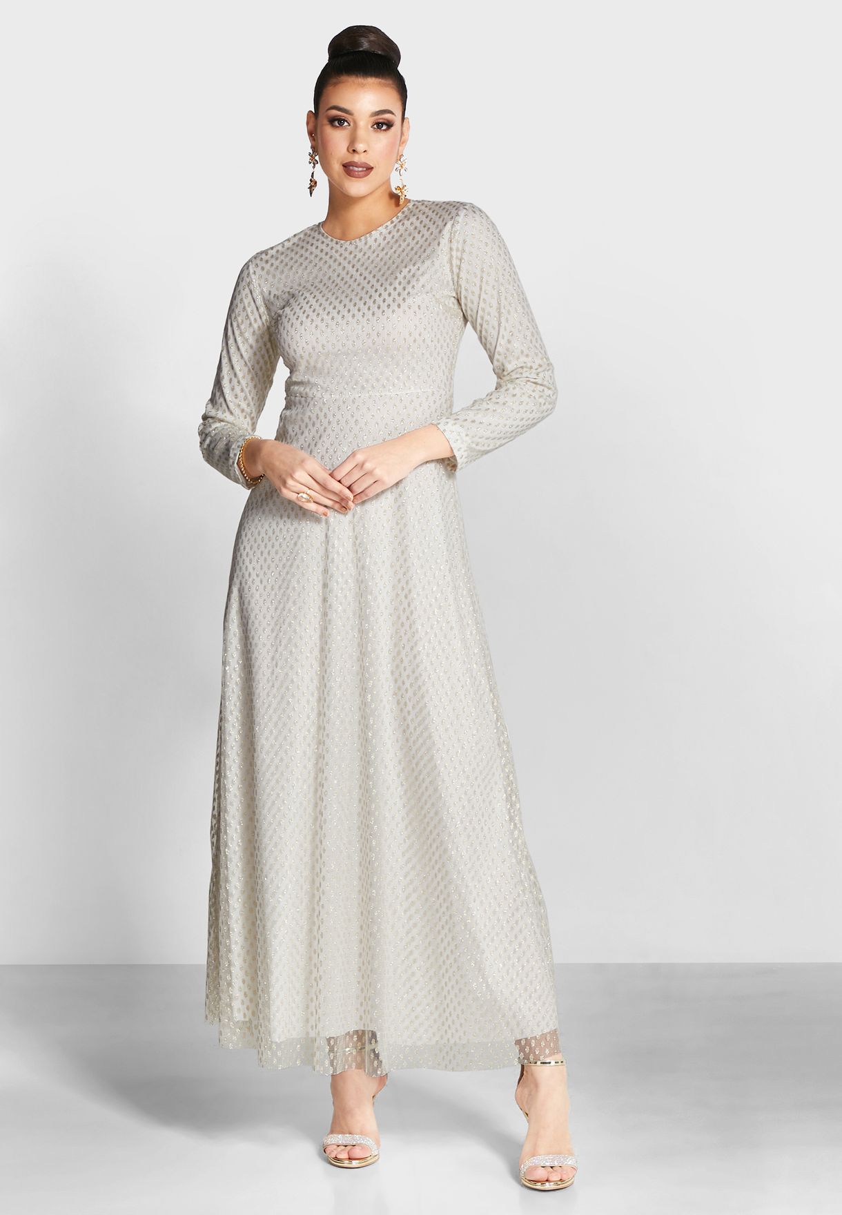 A-Line Shimmer Dress