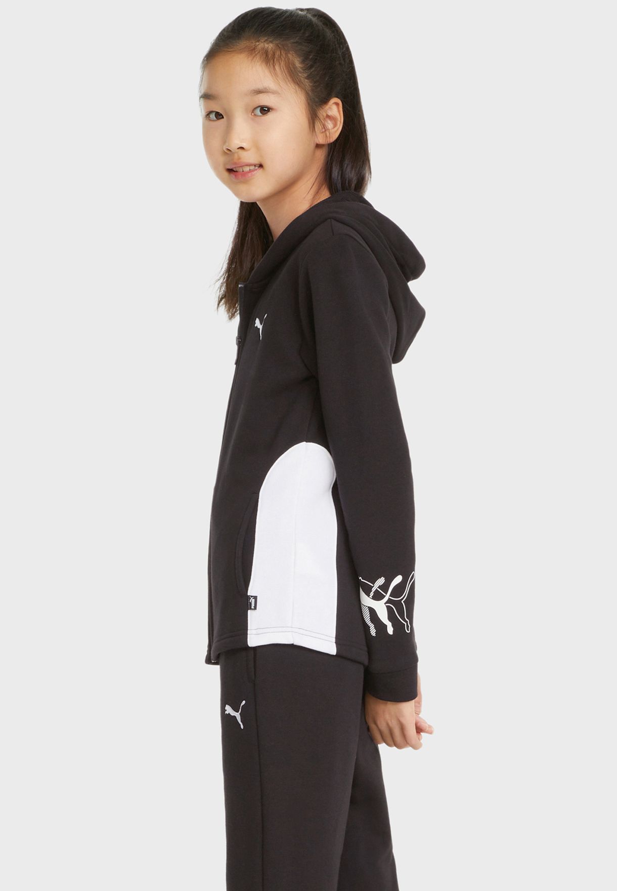 Youth Logo Hooded Tracksuit