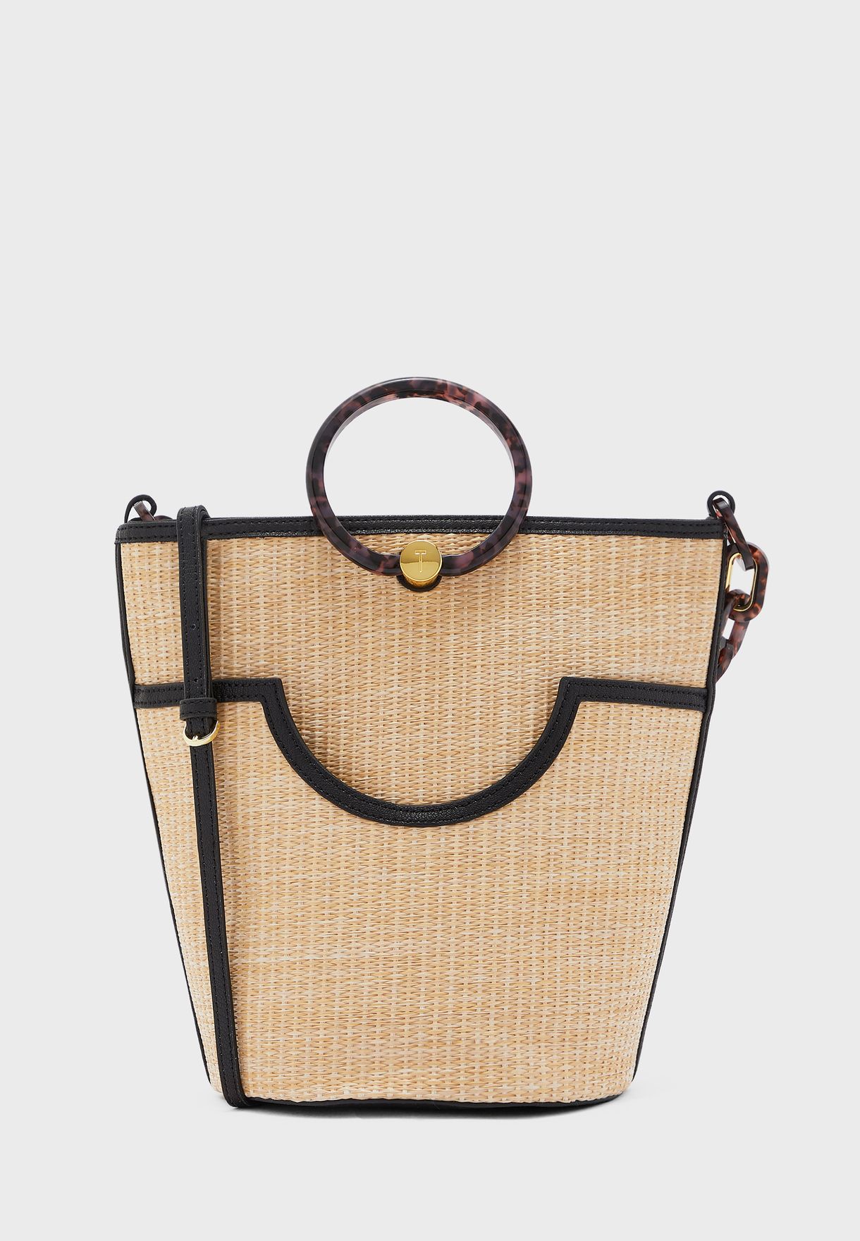 ted baker straw handbag