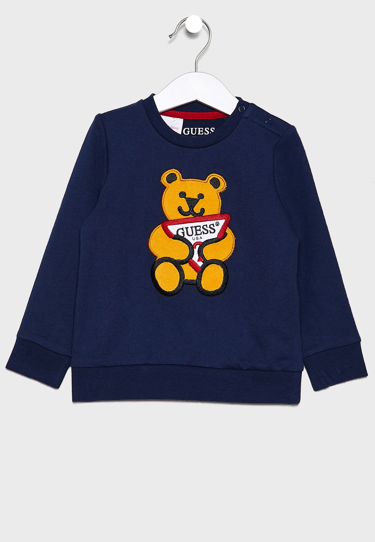 guess teddy bear sweatshirt