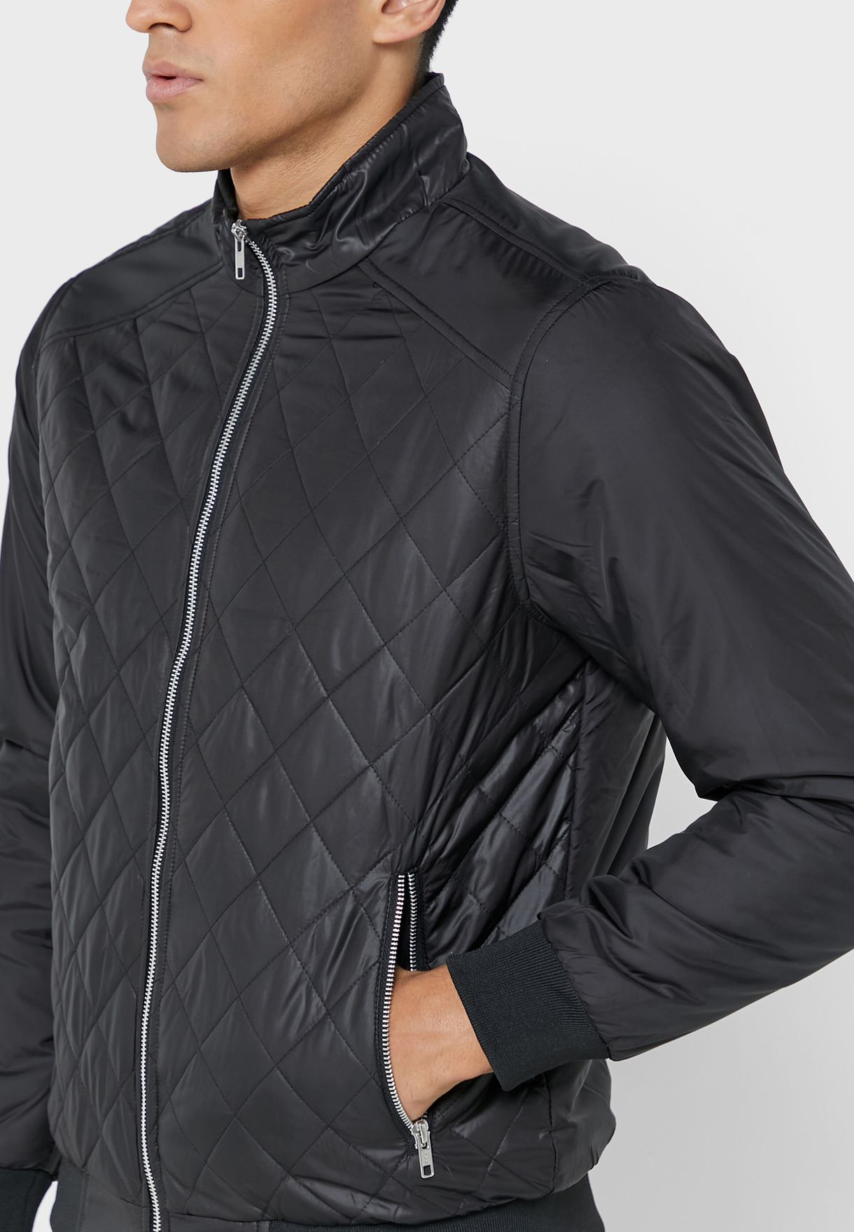 Pu Quilted Jacket