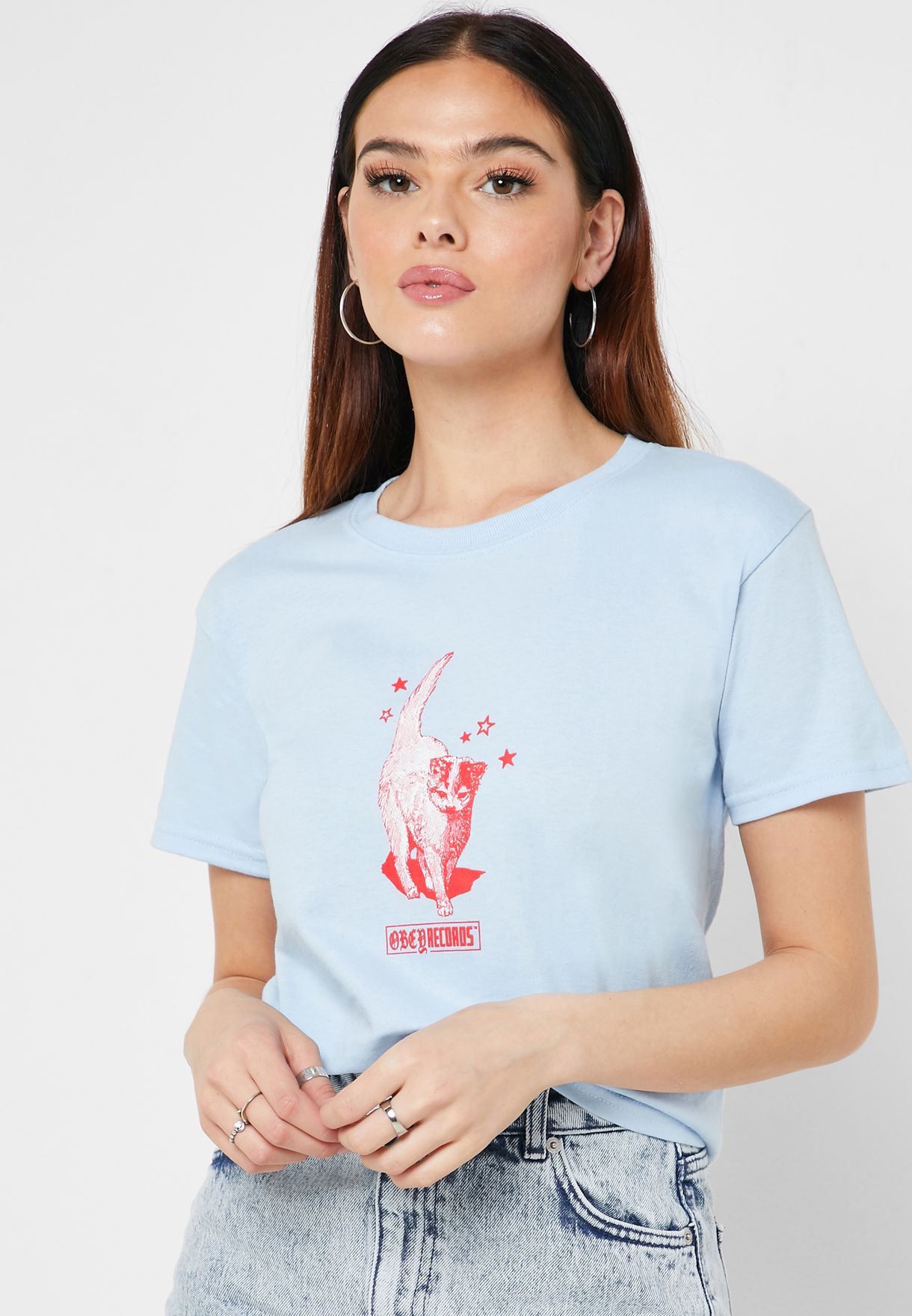 blue cat records t shirt