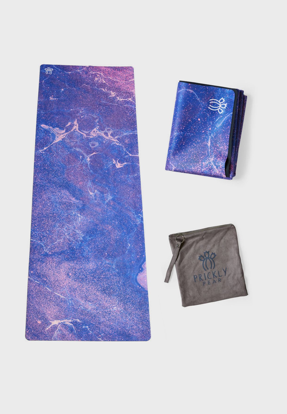 Purple Vision' Travel Yoga Mat