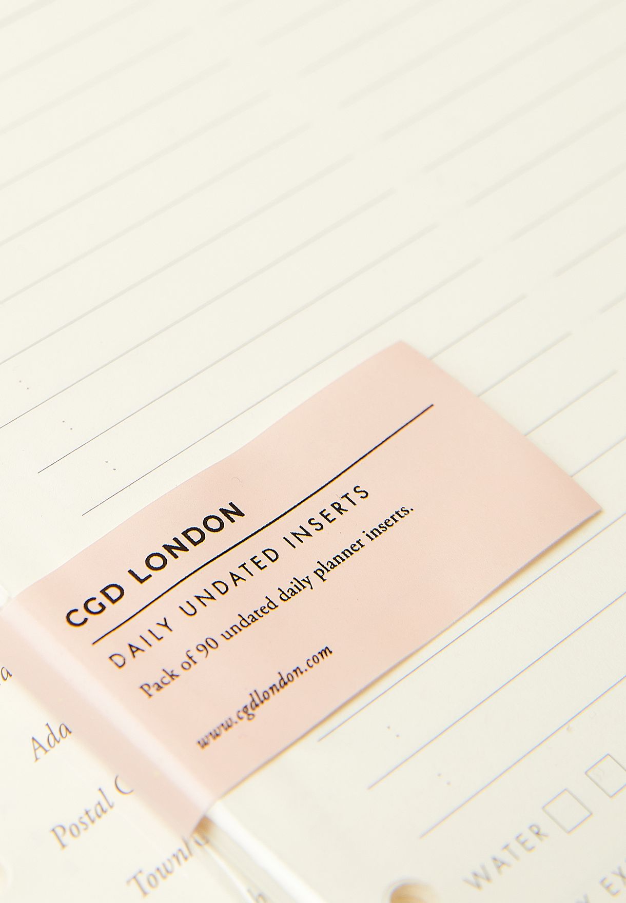 Pale Yellow Croc Daily Agenda