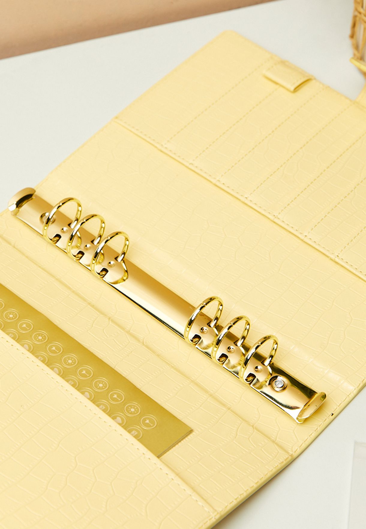 Pale Yellow Croc Daily Agenda