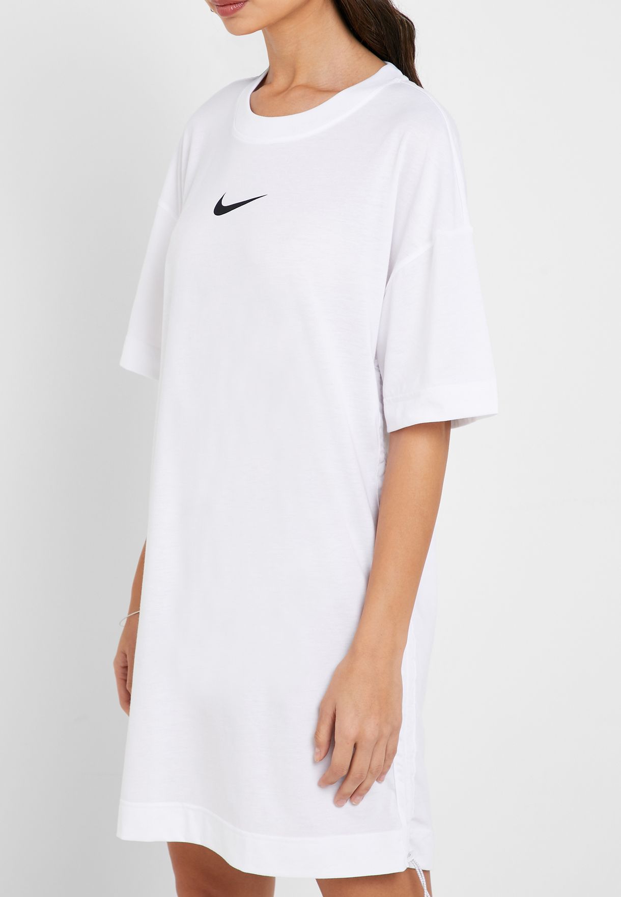 Buy Nike white NSW Swoosh Dress for Women in Riyadh, Jeddah