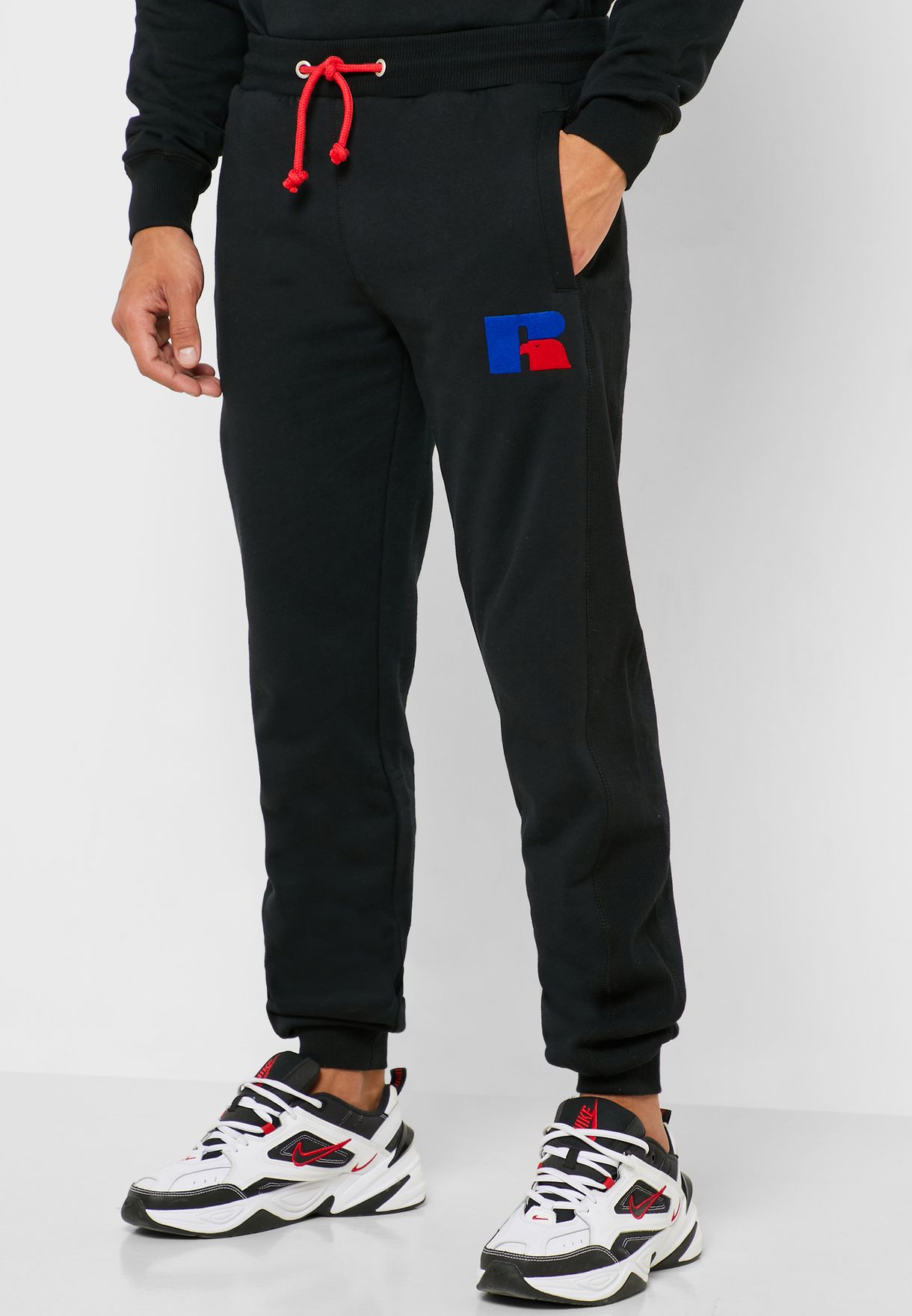 russell black sweatpants