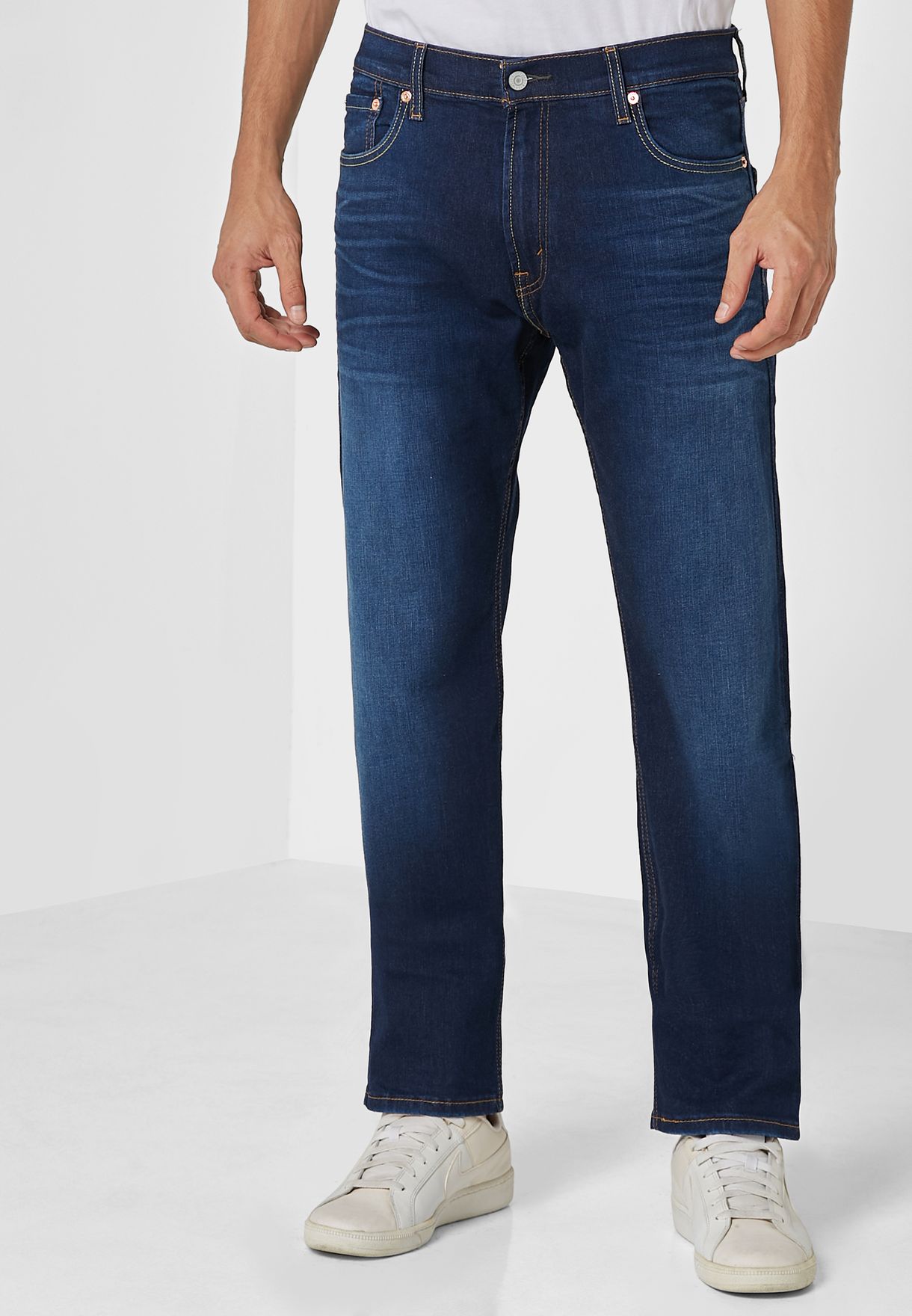 Buy Levis blue Authentic Straight Fit Jeans for Men in Dubai, Abu Dhabi