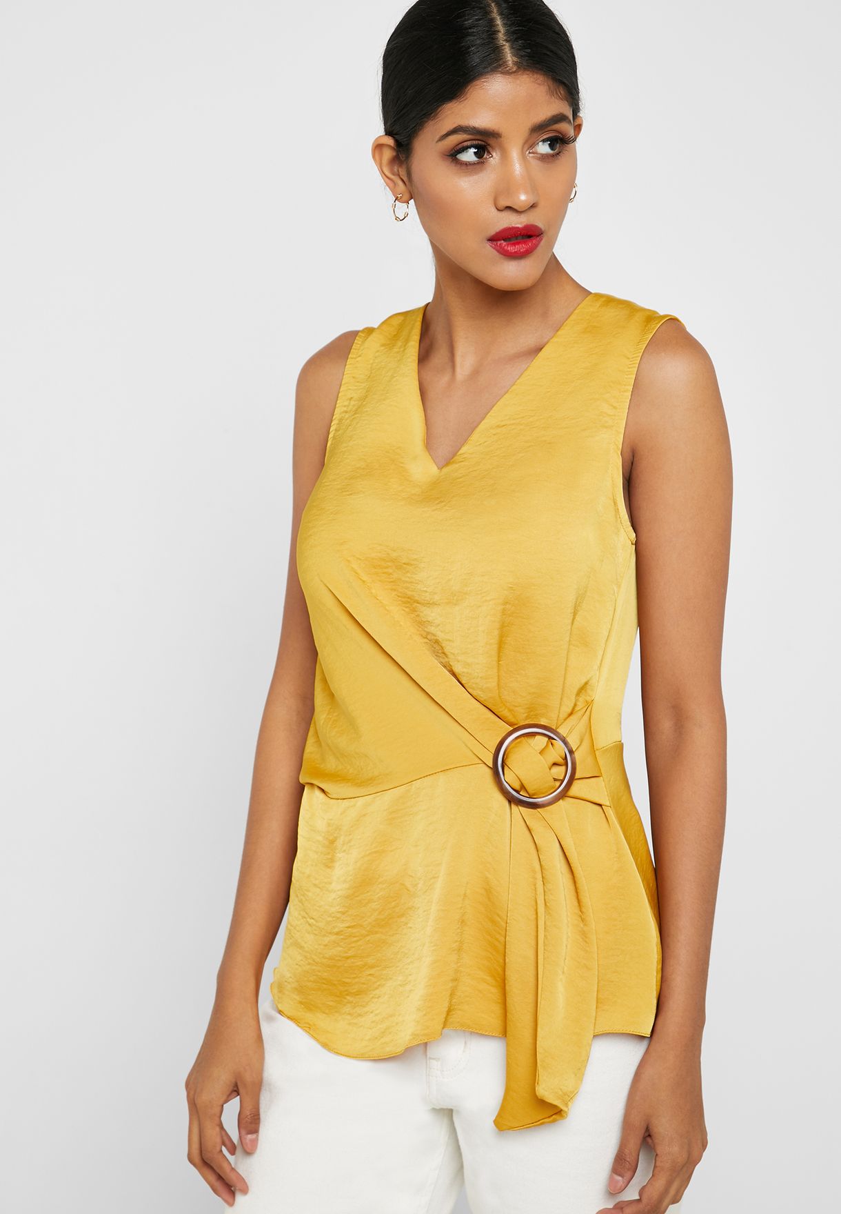 dorothy perkins yellow top