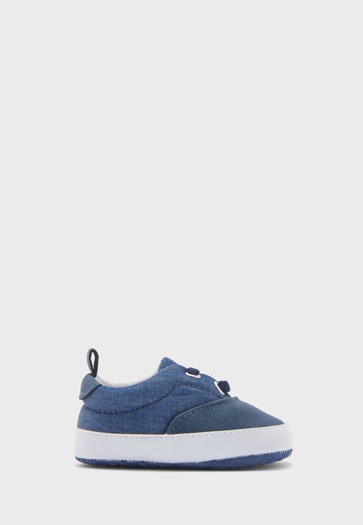 Infant Lace Up Low Top Sneakers