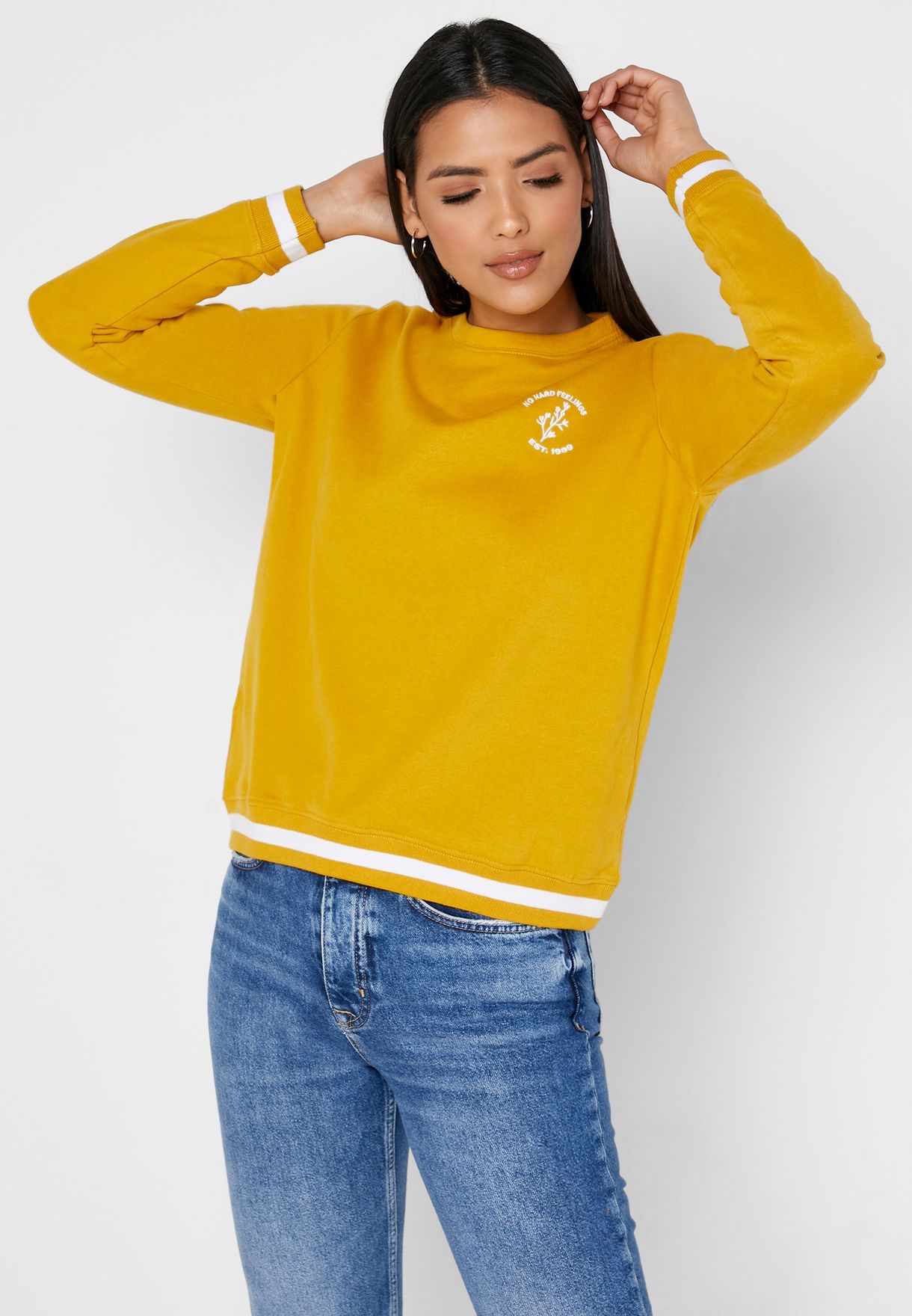 reserved yellow hoodie
