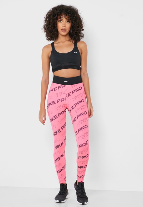 Buy Nike pink Pro Tights for Women in 