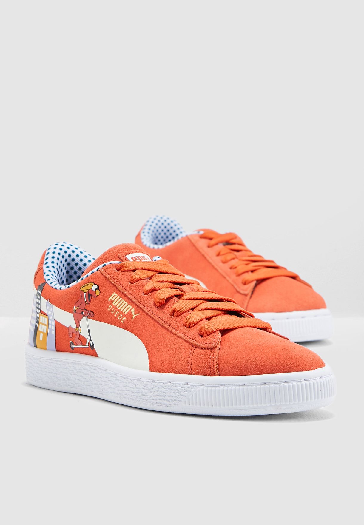 puma suede kids orange