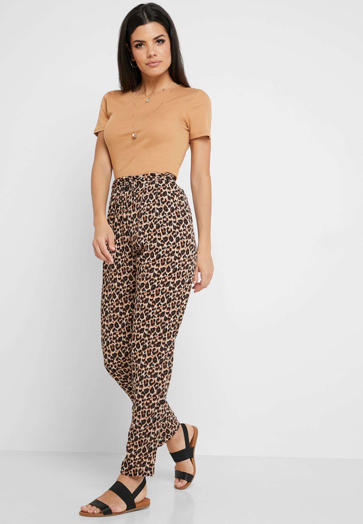 Buy Wallis Tall prints Leopard Print Joggers for Women in Riyadh, Jeddah