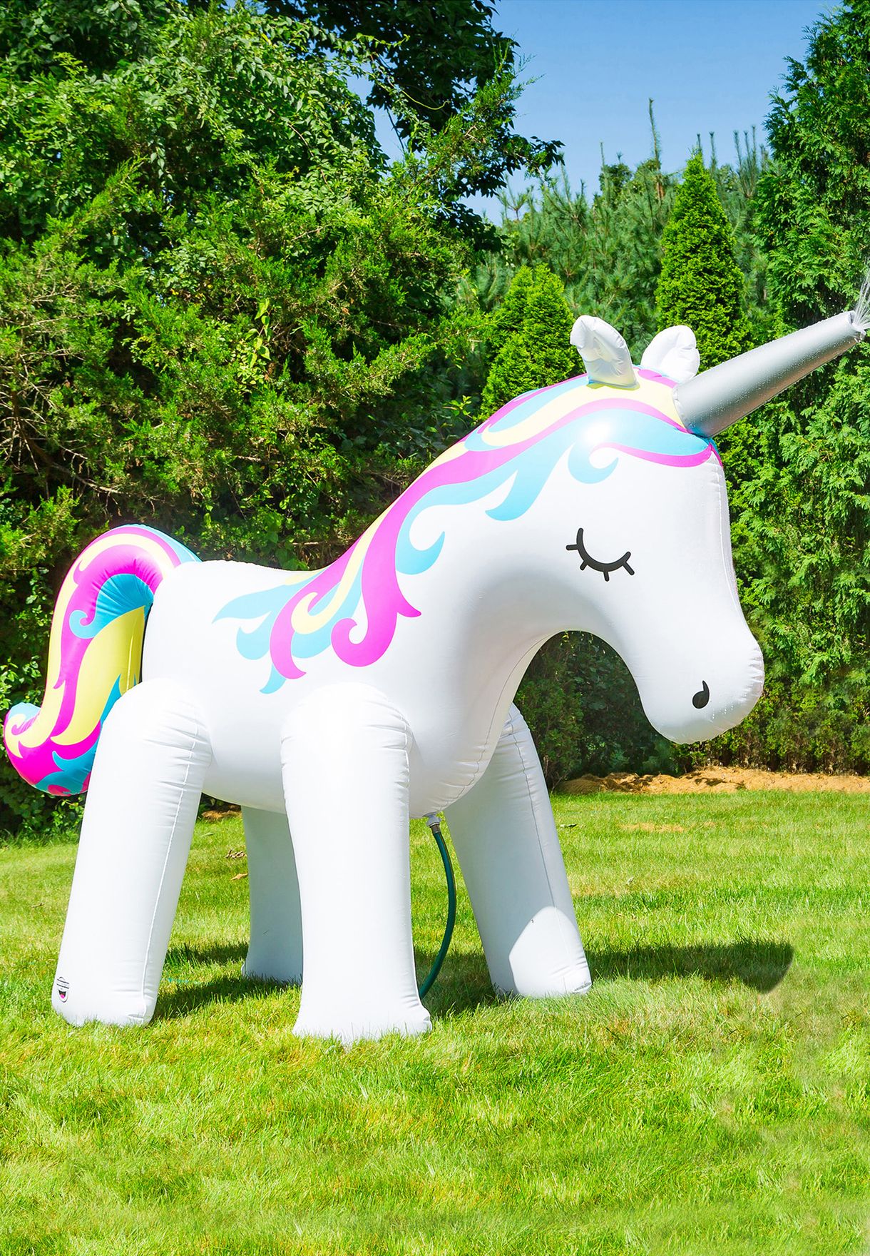 Buy Bigmouth Inc multicolor Giant Inflateable Unicorn Yard Sprinkler ...