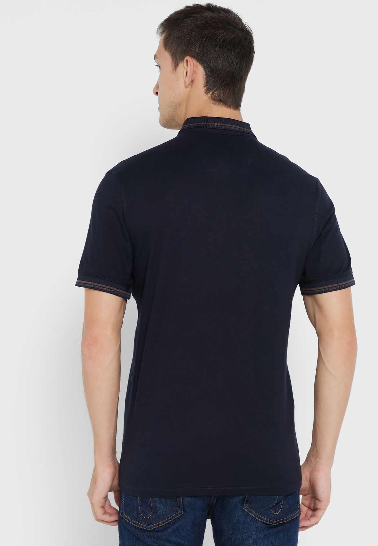 Buy Robert Wood navy Short Leave Polo Shirt for Men in MENA, Worldwide