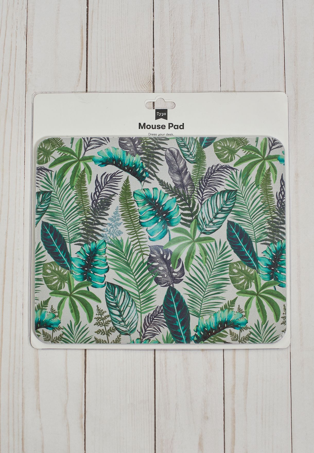 Shop Typo Prints Fern Foliage Mouse Pad 141933 28 For Women In Uae