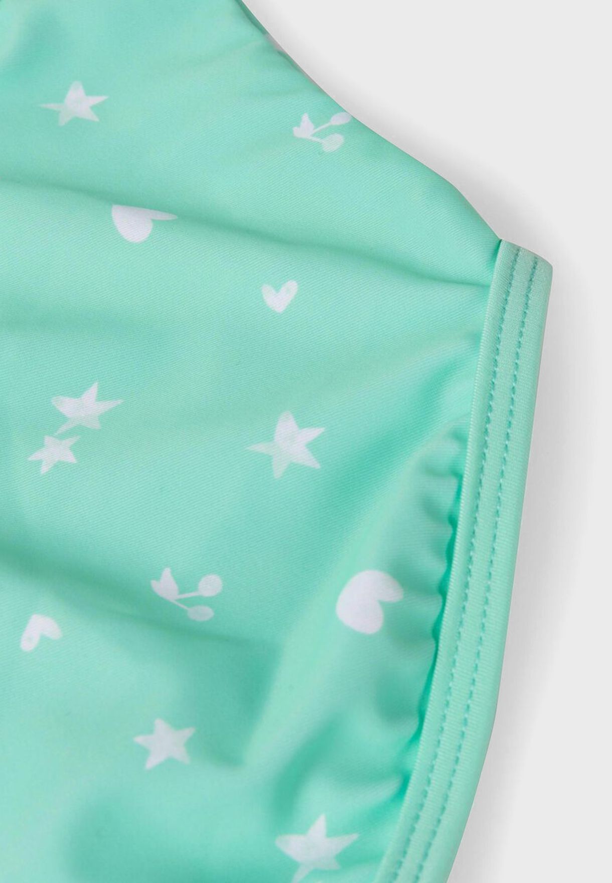 Kids Star & Heart Print Swimsuit