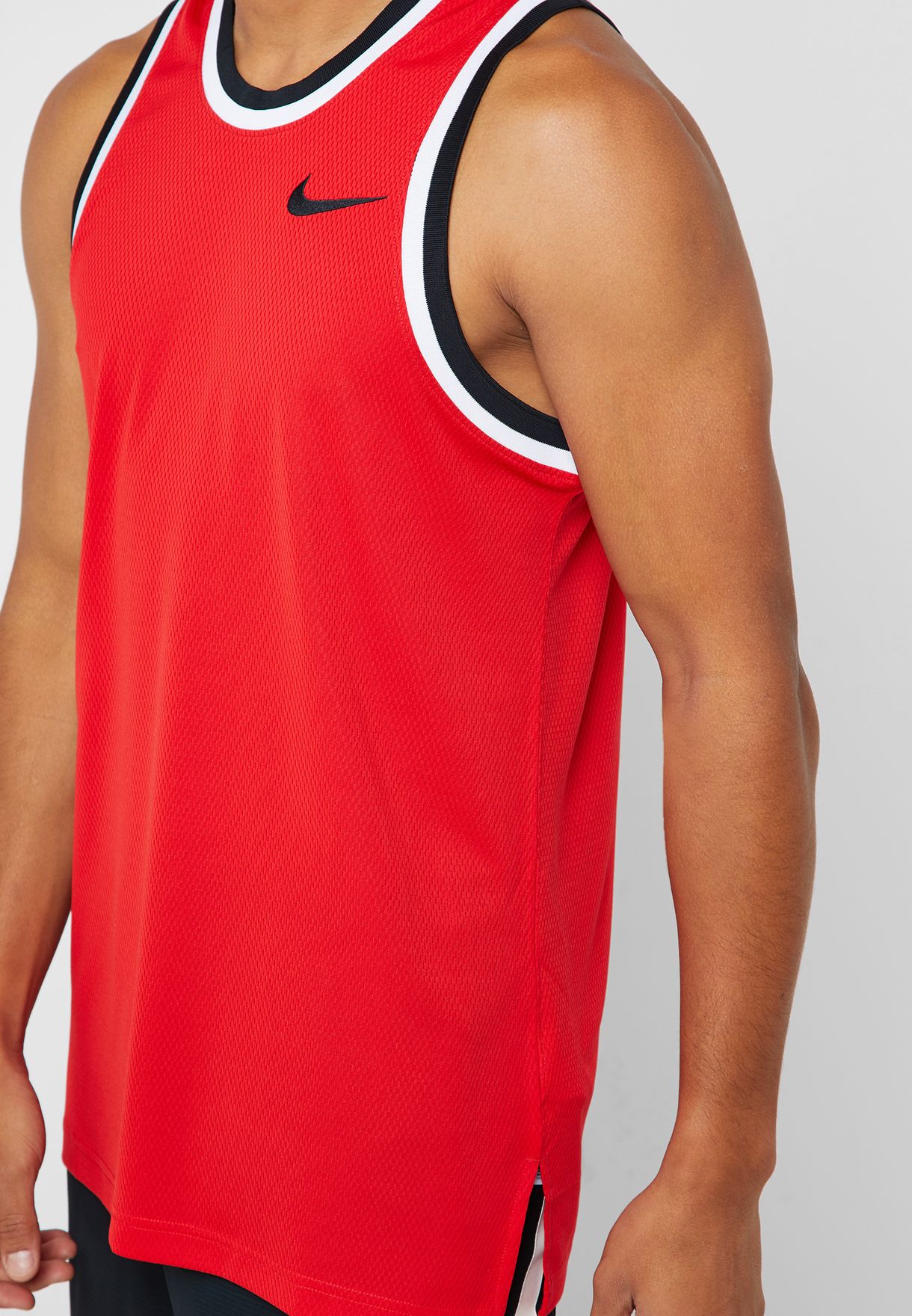 Buy Nike red Dri-FIT Classic Tank for 