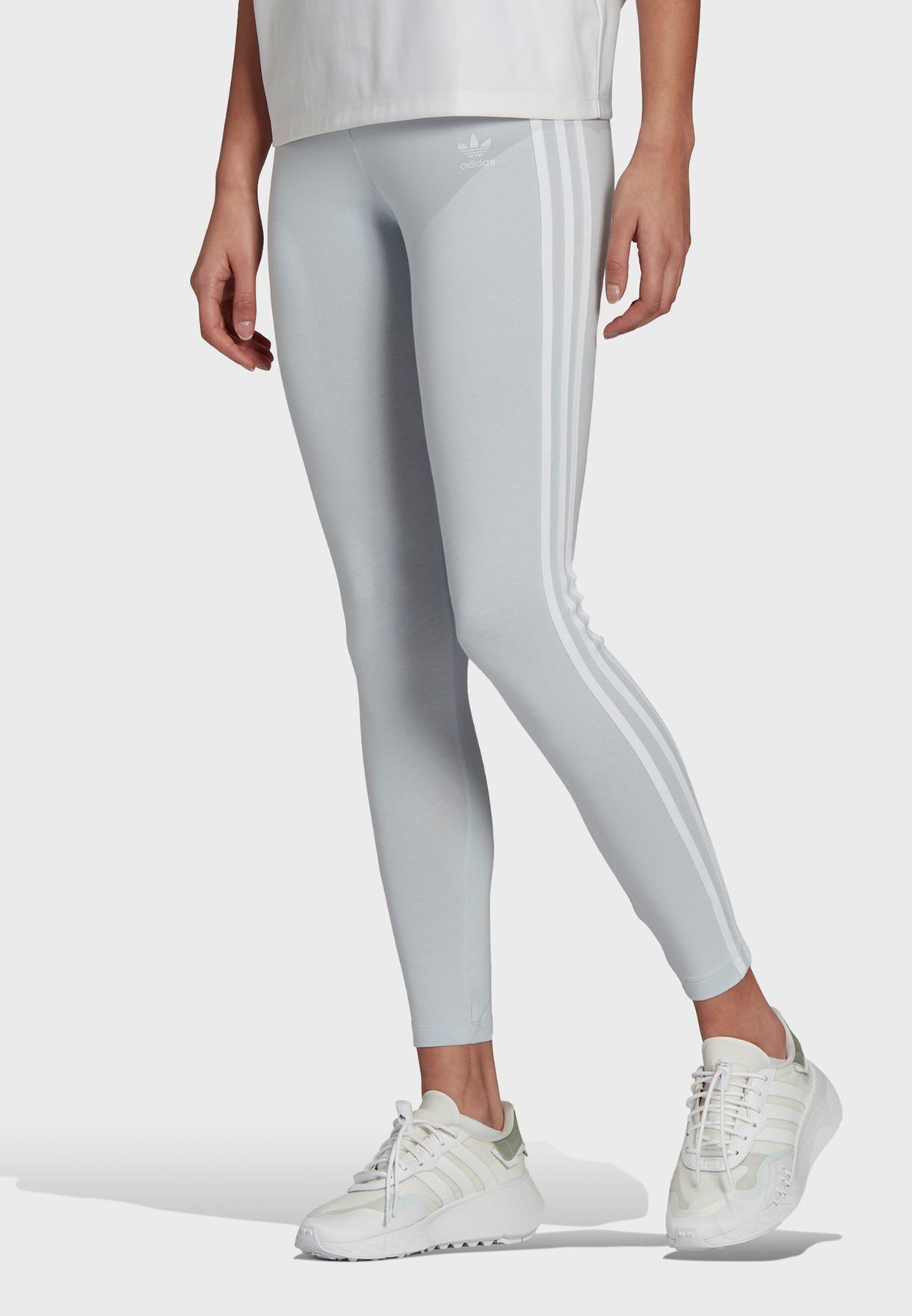 adidas originals mesh three stripe leggings