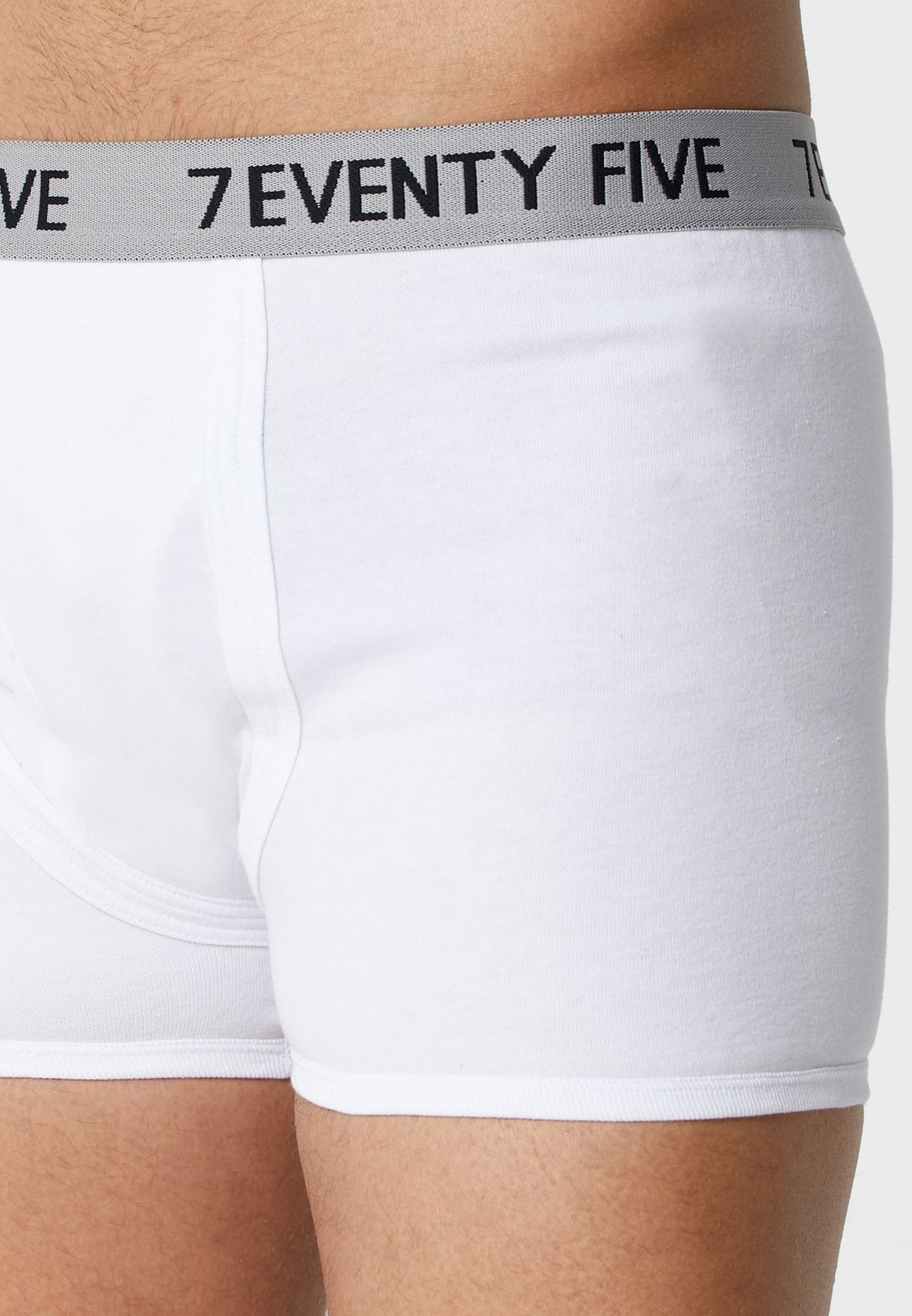 3 Pack Waist Band Trunks With Antibacterial Finish