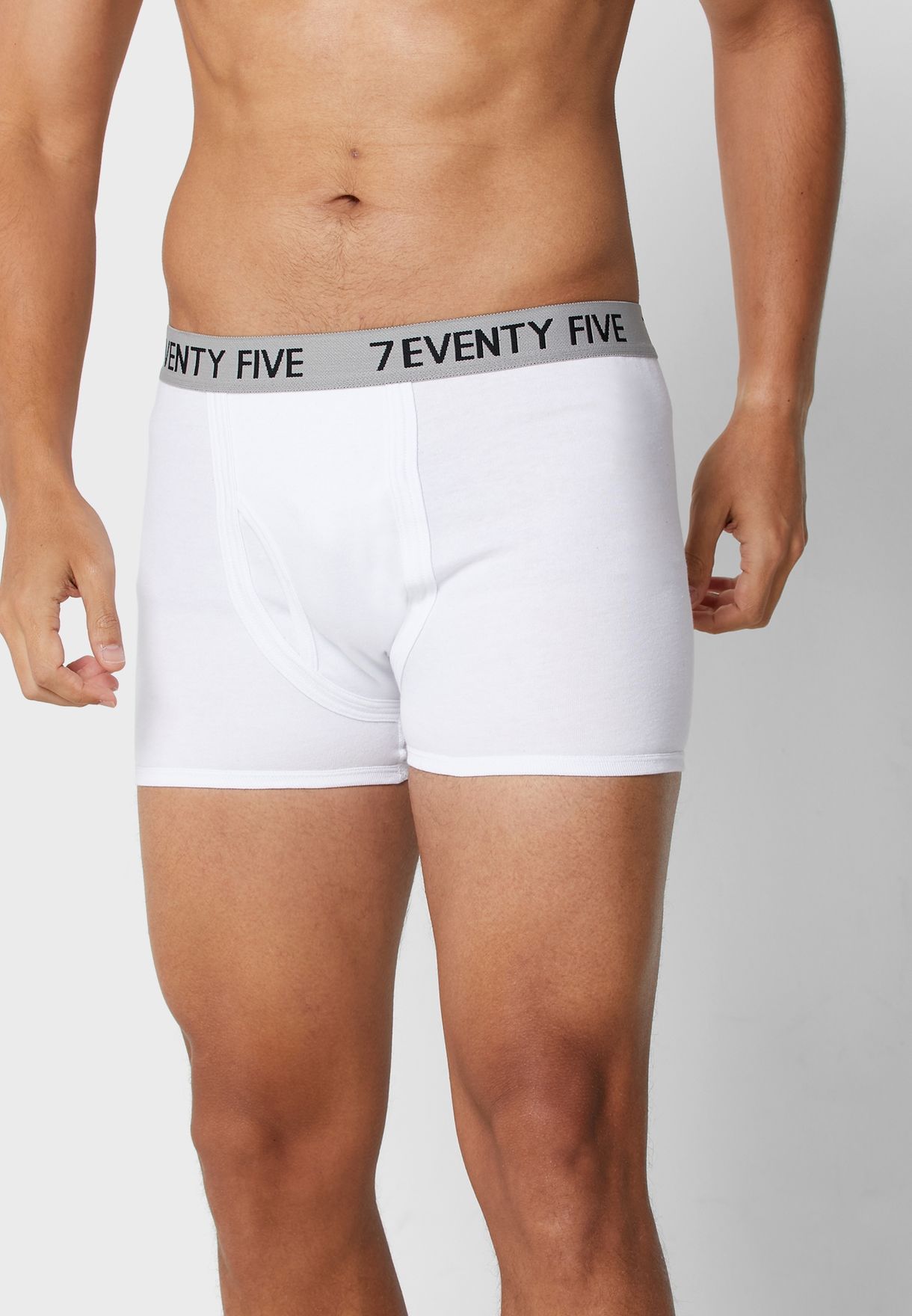 3 Pack Waist Band Trunks With Antibacterial Finish
