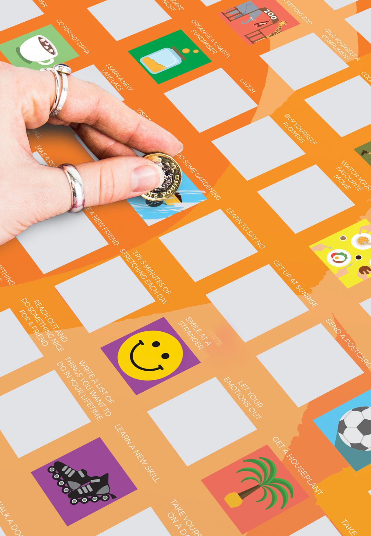 100 Things To Do For Your Wellbeing Poster