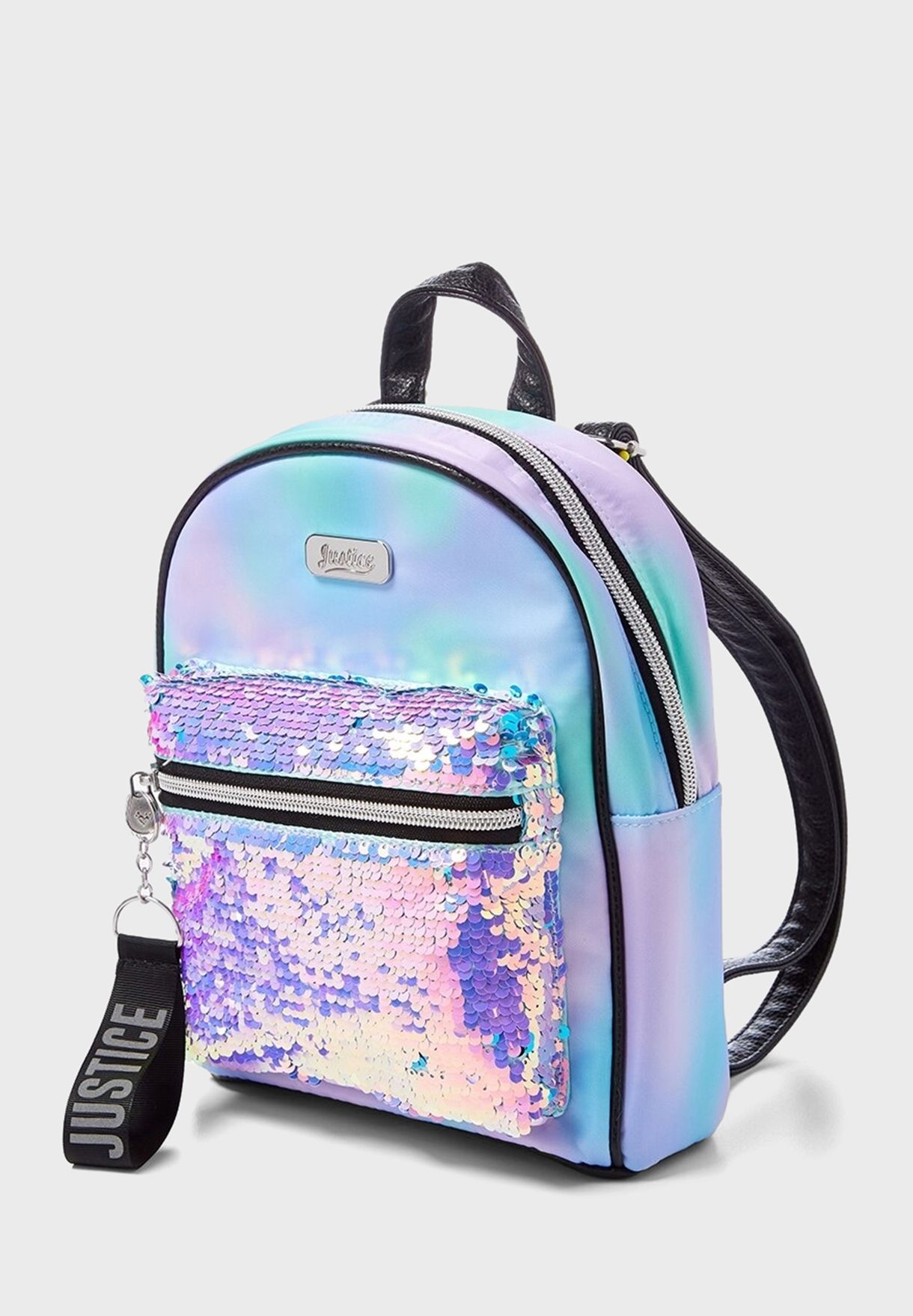 justice sequin backpack