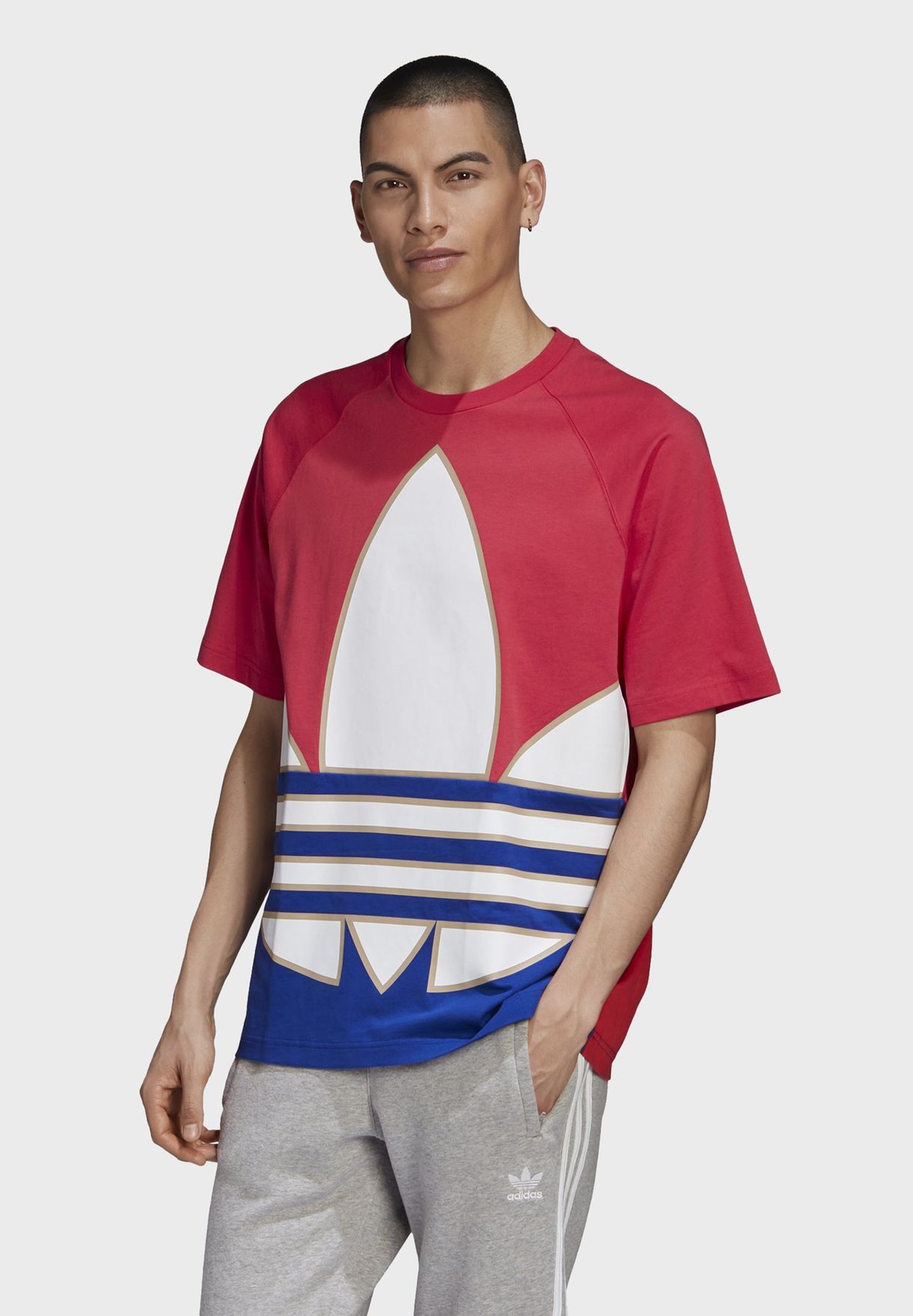 adidas multicolor t shirt mens