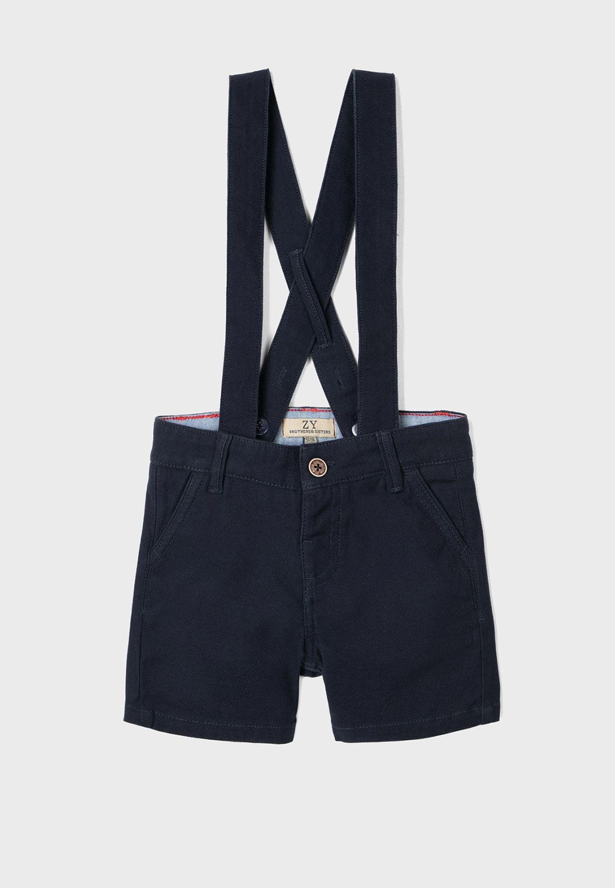 Infant Essential Shorts With Straps