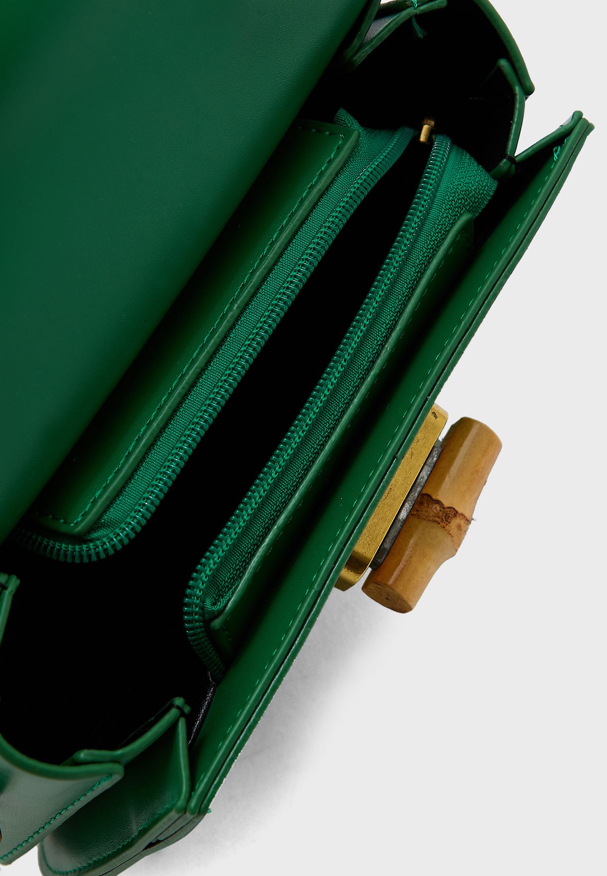Bamboo Clasp Handbag