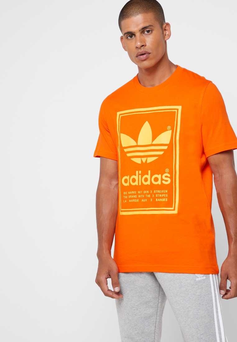 musikkens Postbud slot Buy adidas Originals orange Vintage T-Shirt for Men in MENA, Worldwide