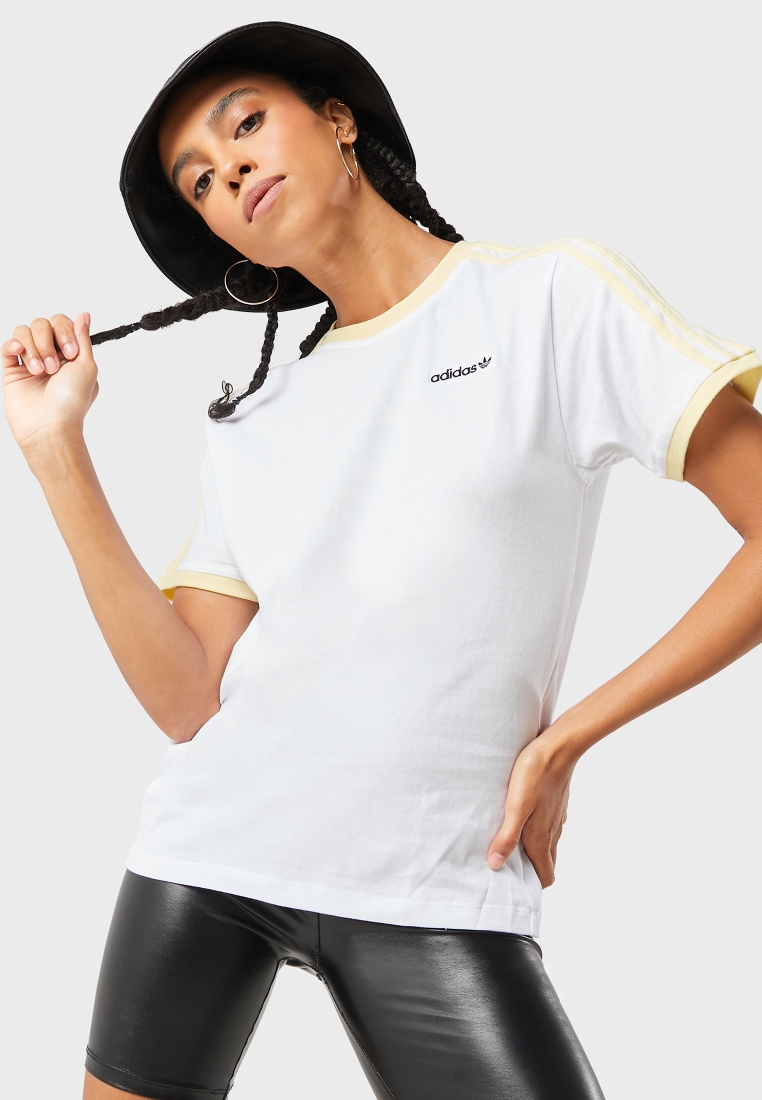En trofast bemærkning mave Buy adidas Originals white Cali Graphic T-Shirt for Women in MENA, Worldwide