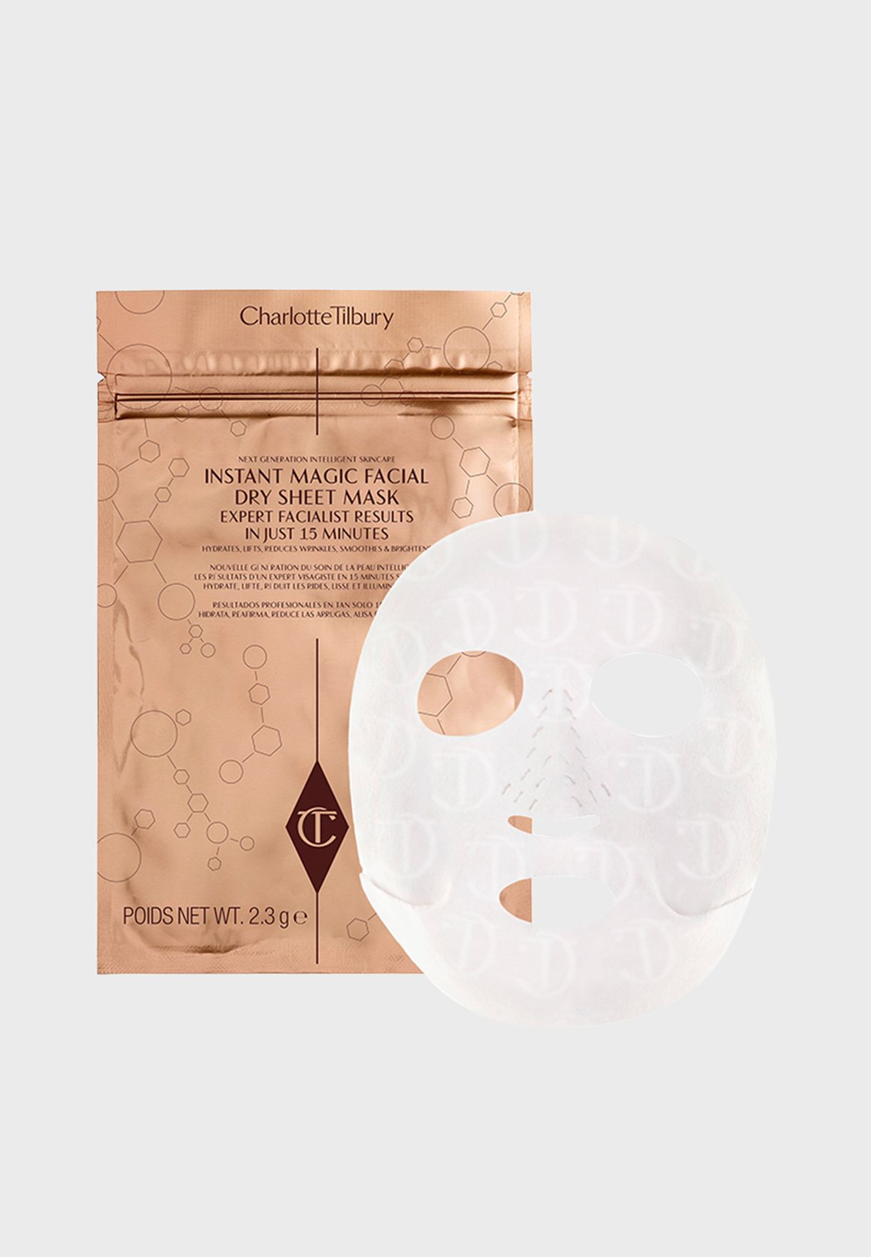 Instant Facial Dry Sheet Mask