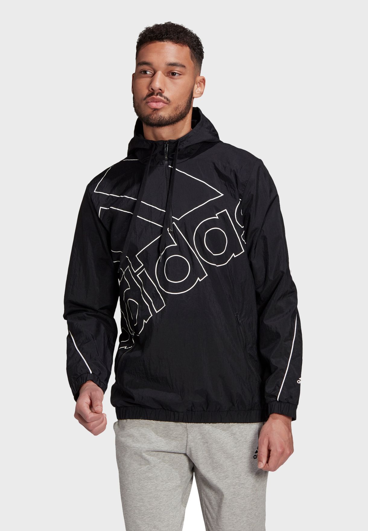 Buy adidas black Favorite Windbreaker Jacket for Kids in MENA, Worldwide