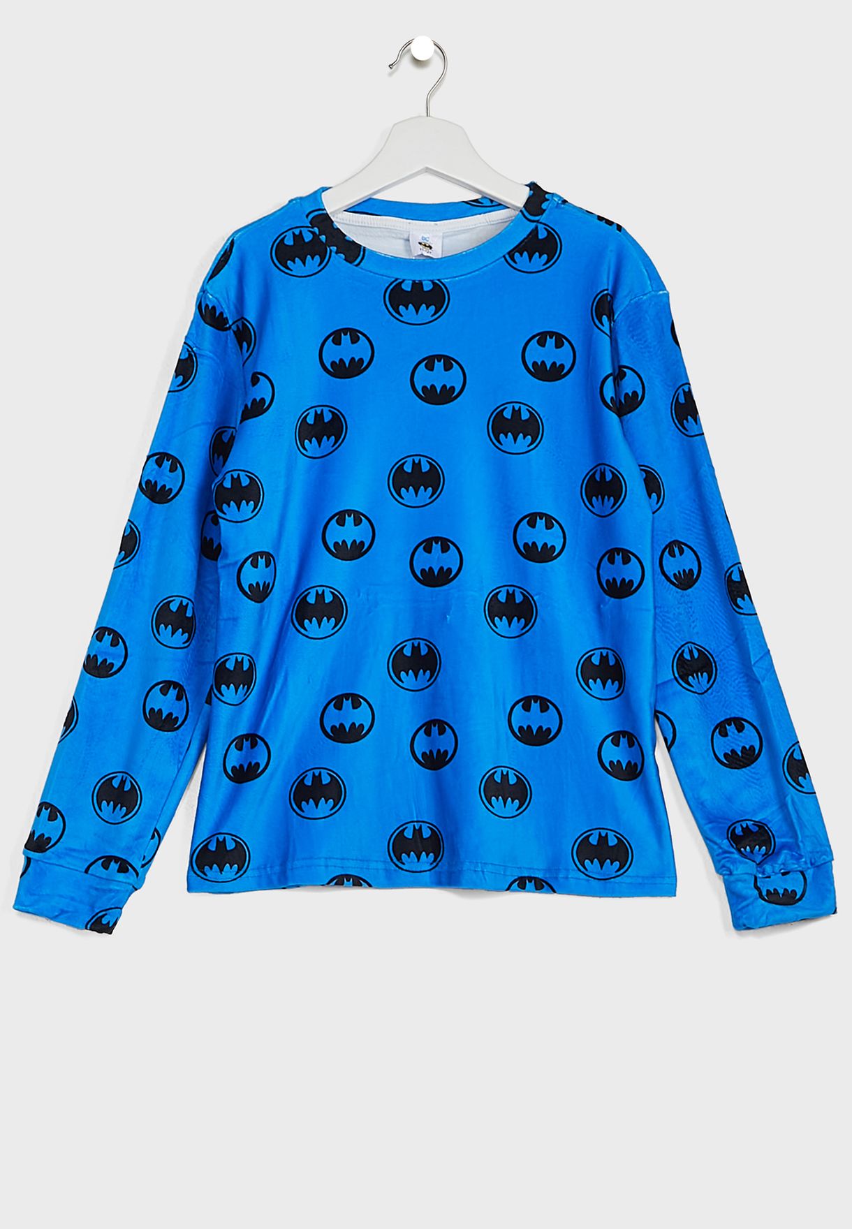 Kids Batman Logo Print Pyjama Set