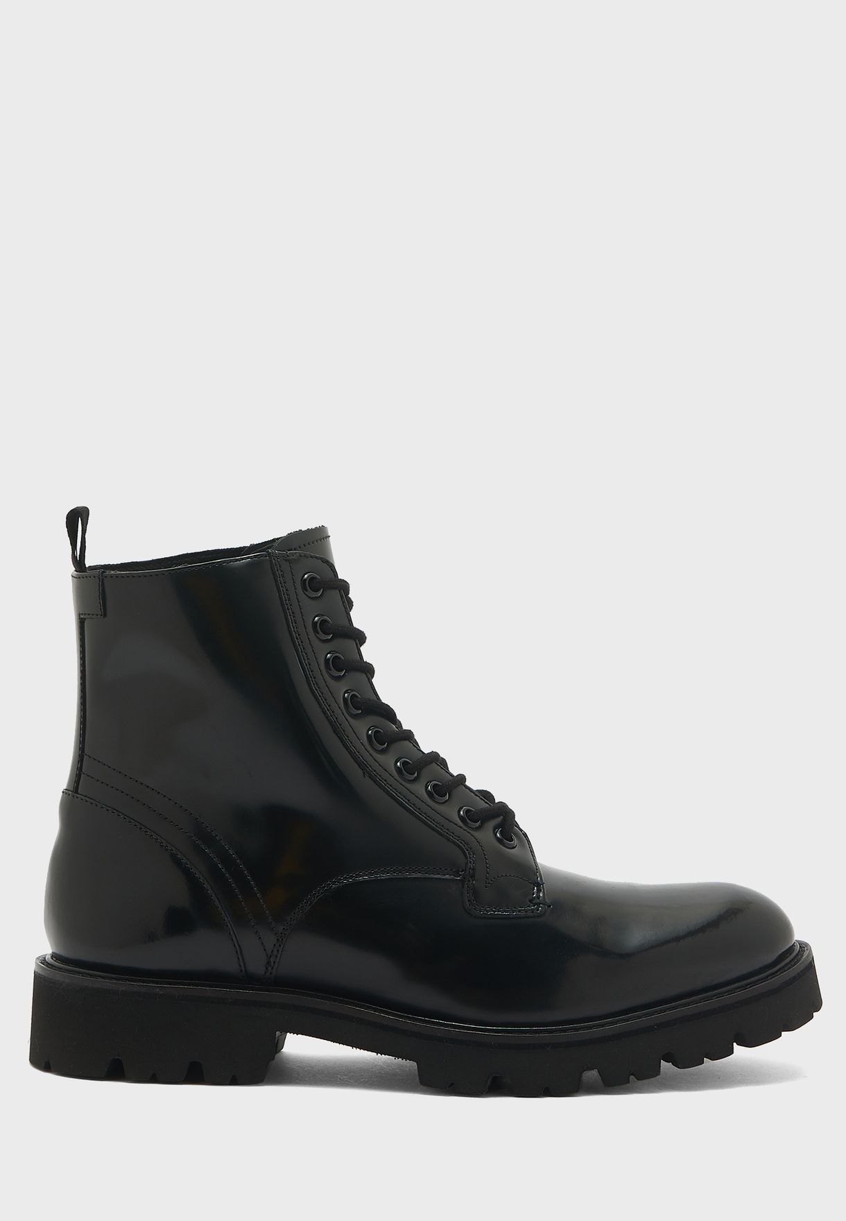 Buy Ted Baker black Ryion Cleated Sole Derby Boot for Men in Riyadh, Jeddah