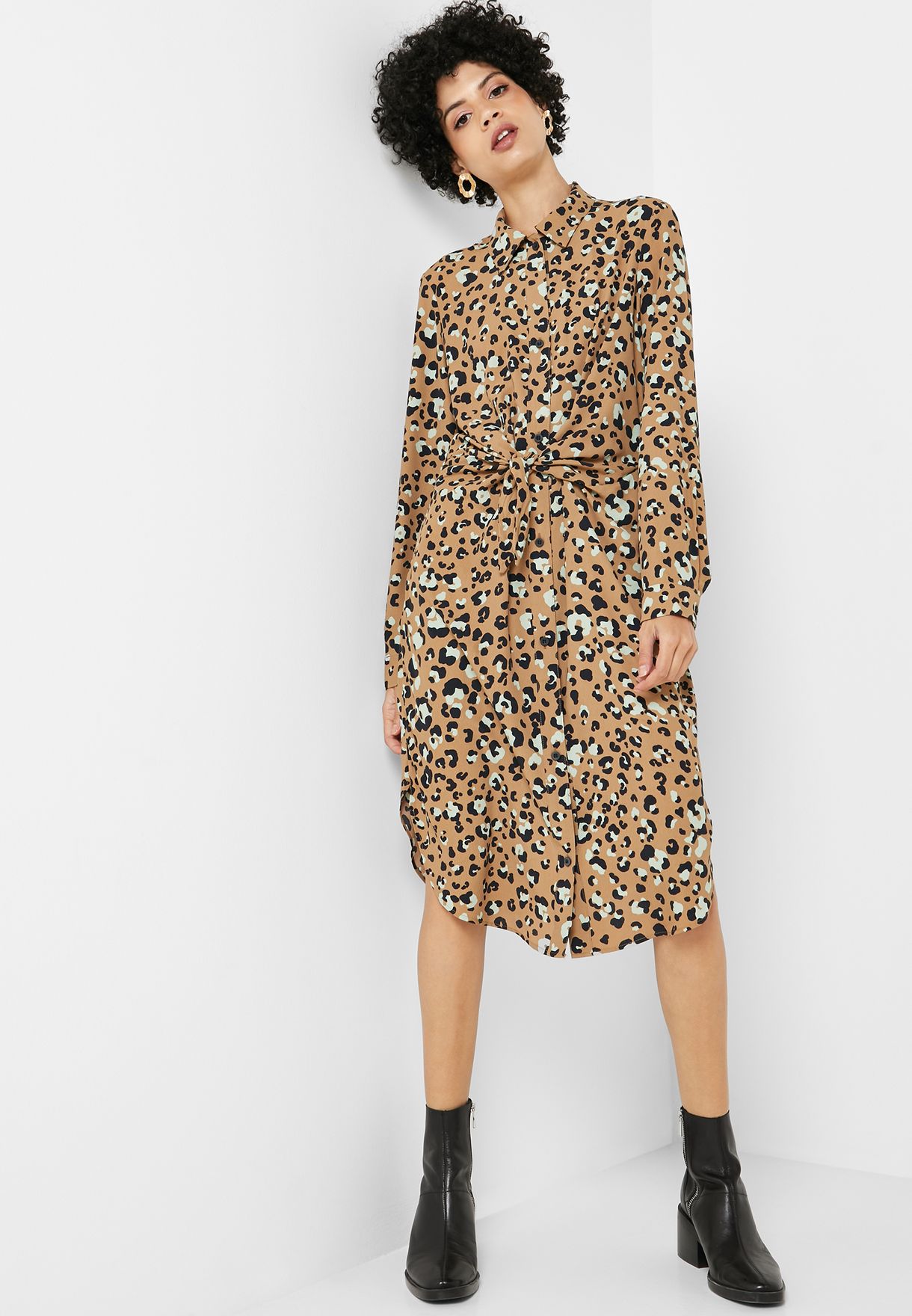 leopard print dress mango