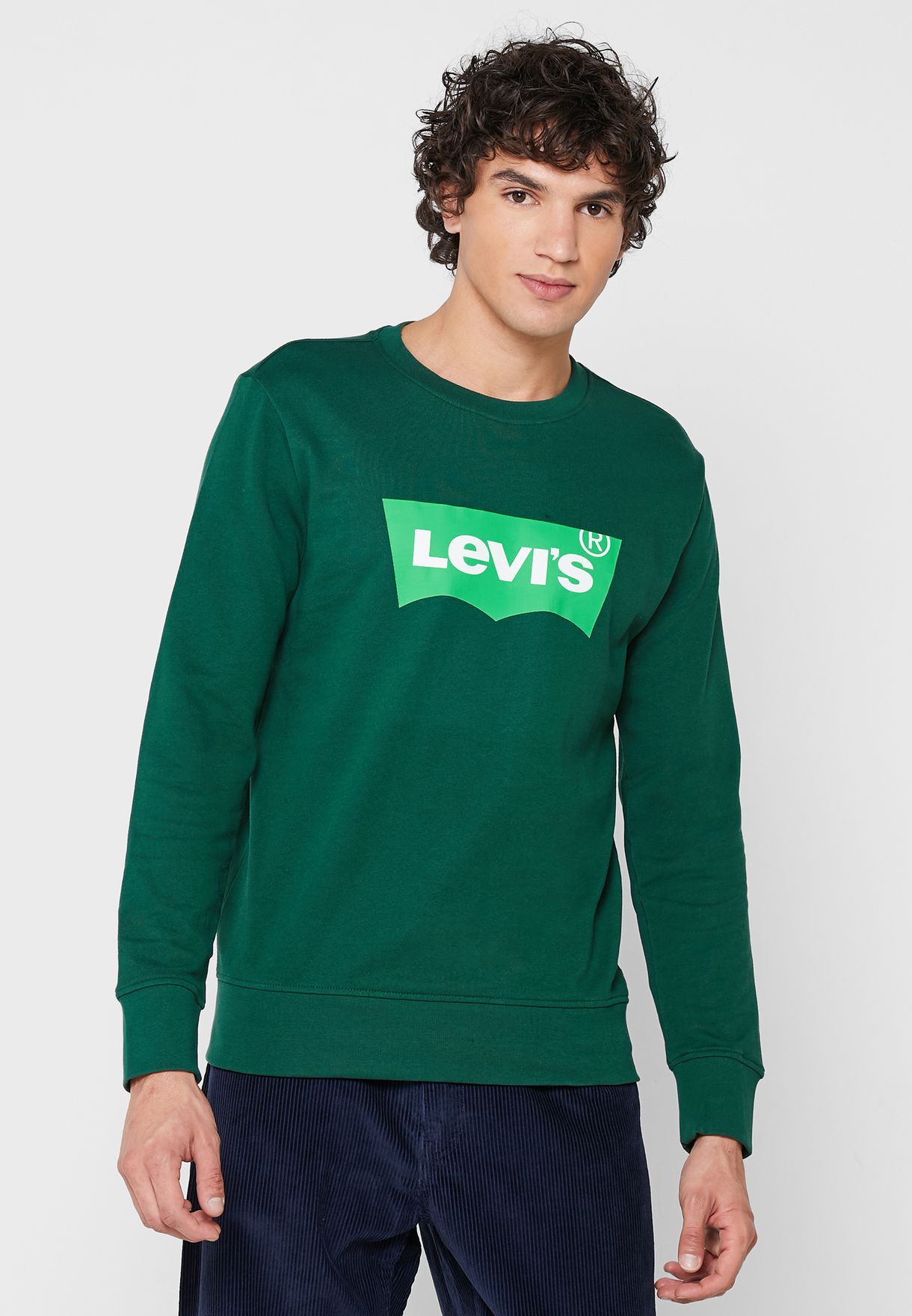Buy Levis green Logo Sweatshirt for Men in Dubai, Abu Dhabi