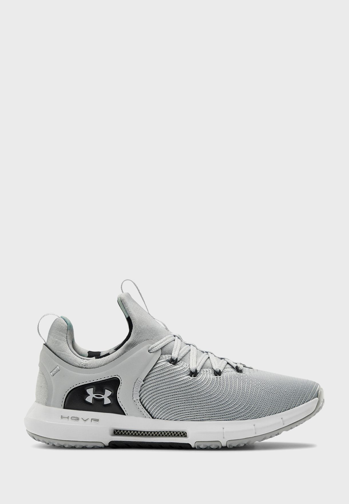 under armour training hovr rise 2 lux trainers in grey