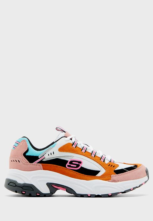 skechers women's low top sneakers