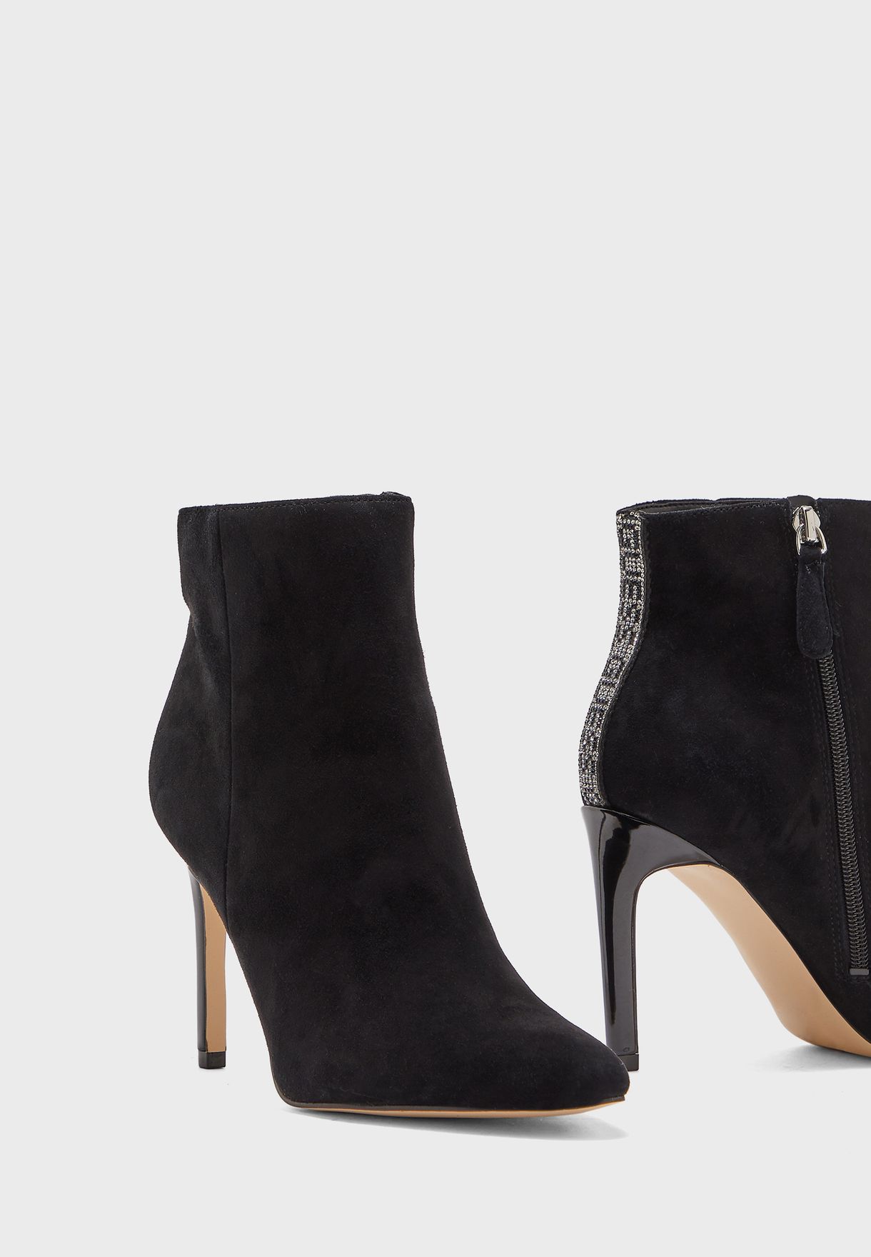 Buy Guess black Tabres Heel Ankle Boot 