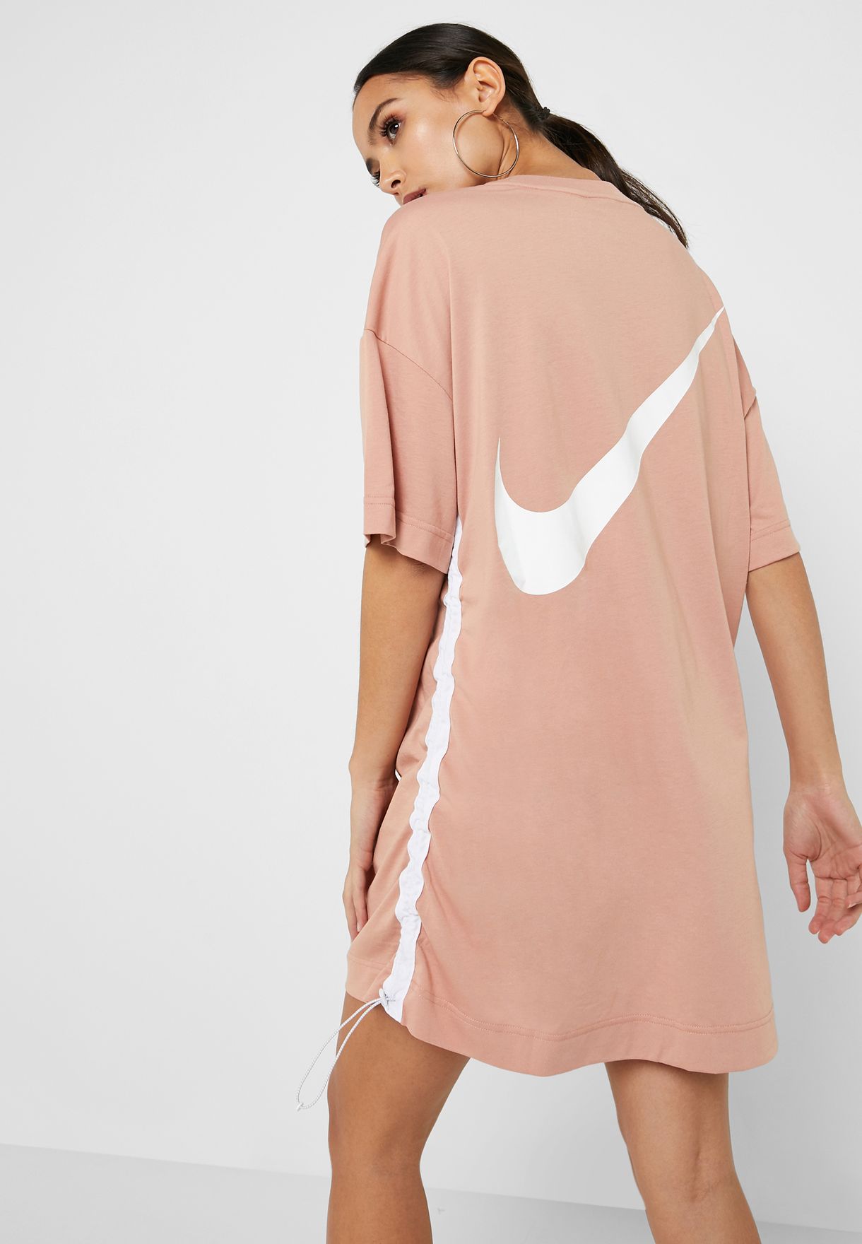 Buy Nike beige NSW Swoosh Dress for 