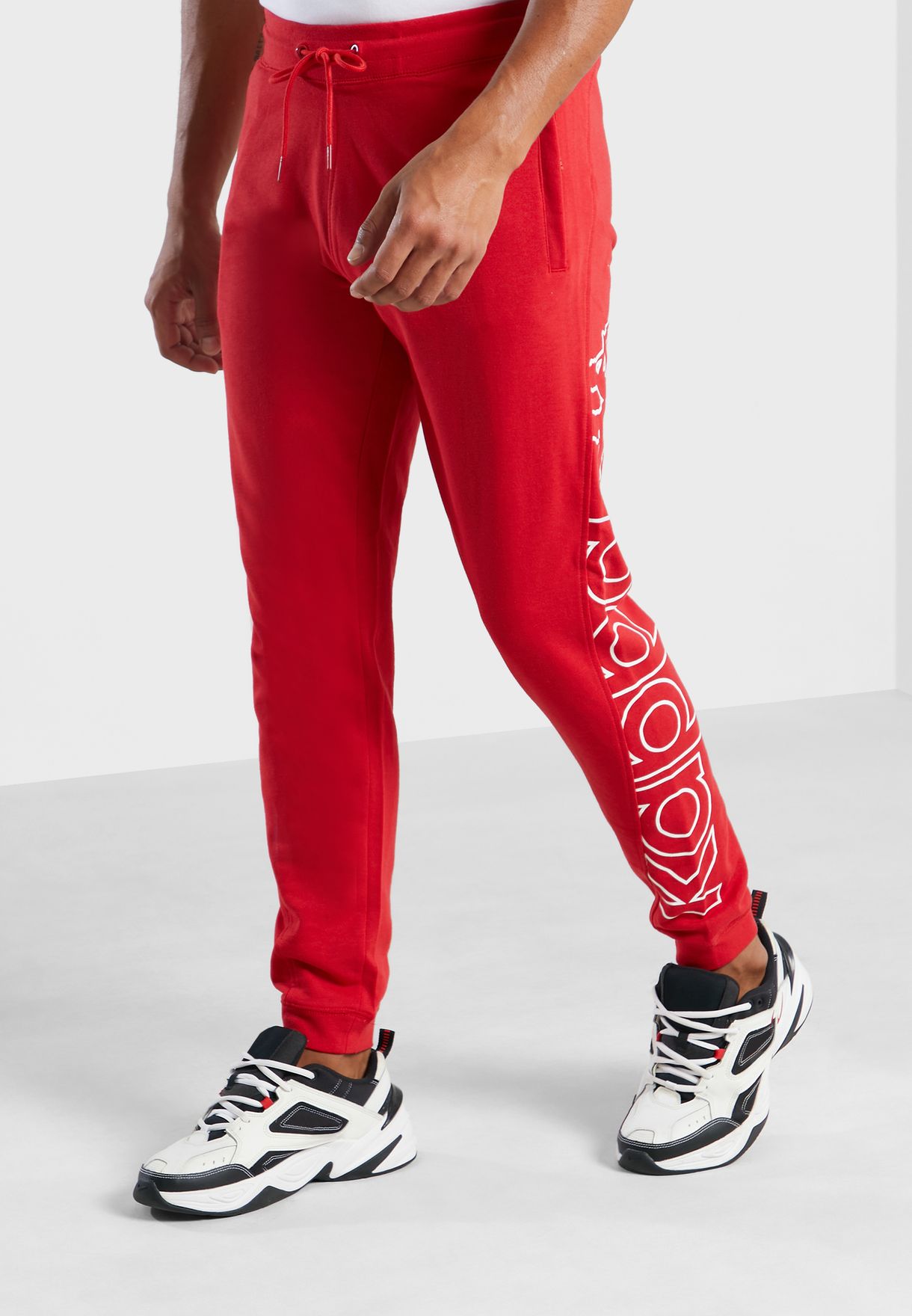 Buy red Side Logo Sweatpants Kids in Doha, other cities