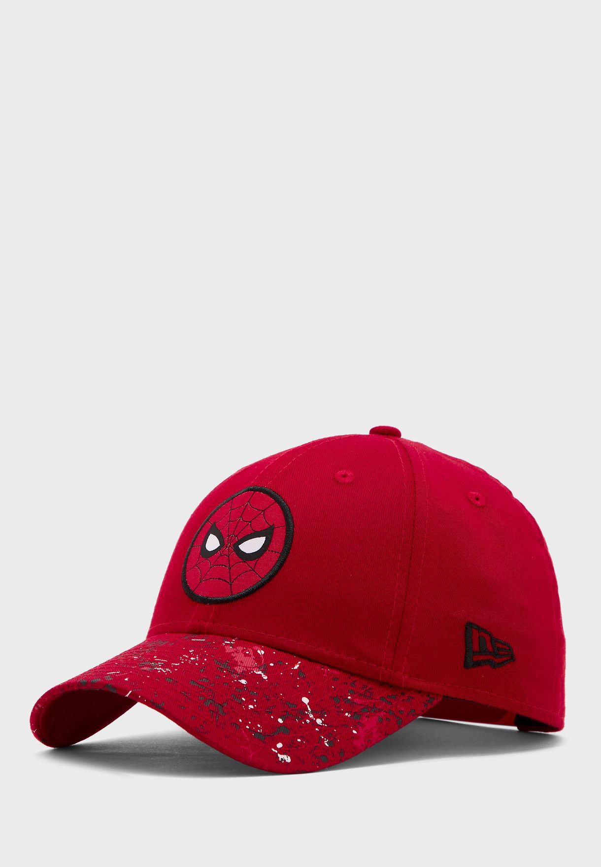 Buy New Era red 9Forty Marvel Spiderman Cap for Kids in Riyadh, Jeddah