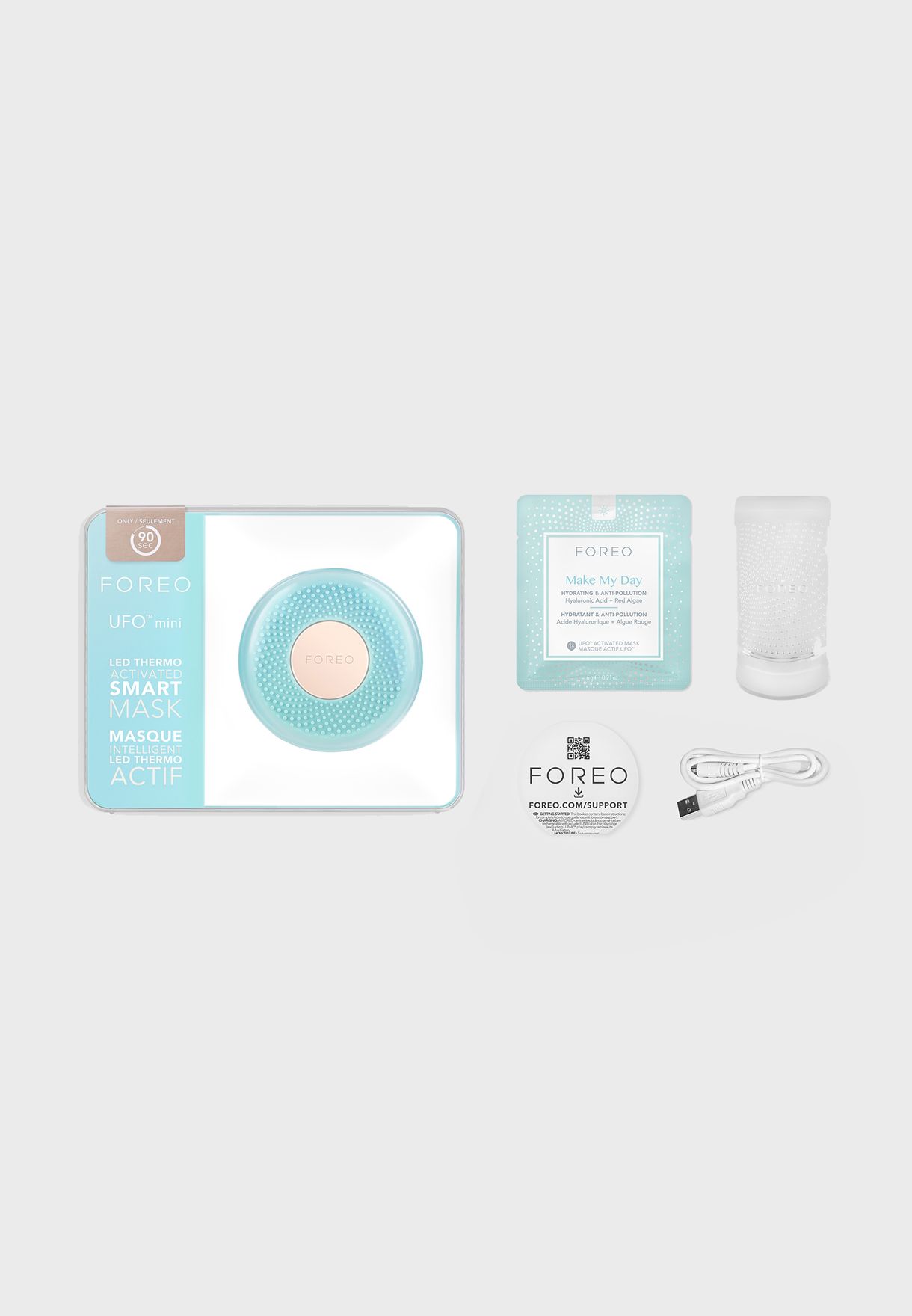 Download Buy Foreo Blue Ufo Mini Smart Mask Treatment Device Mint For Women In Mena Worldwide 7350092134347 PSD Mockup Templates