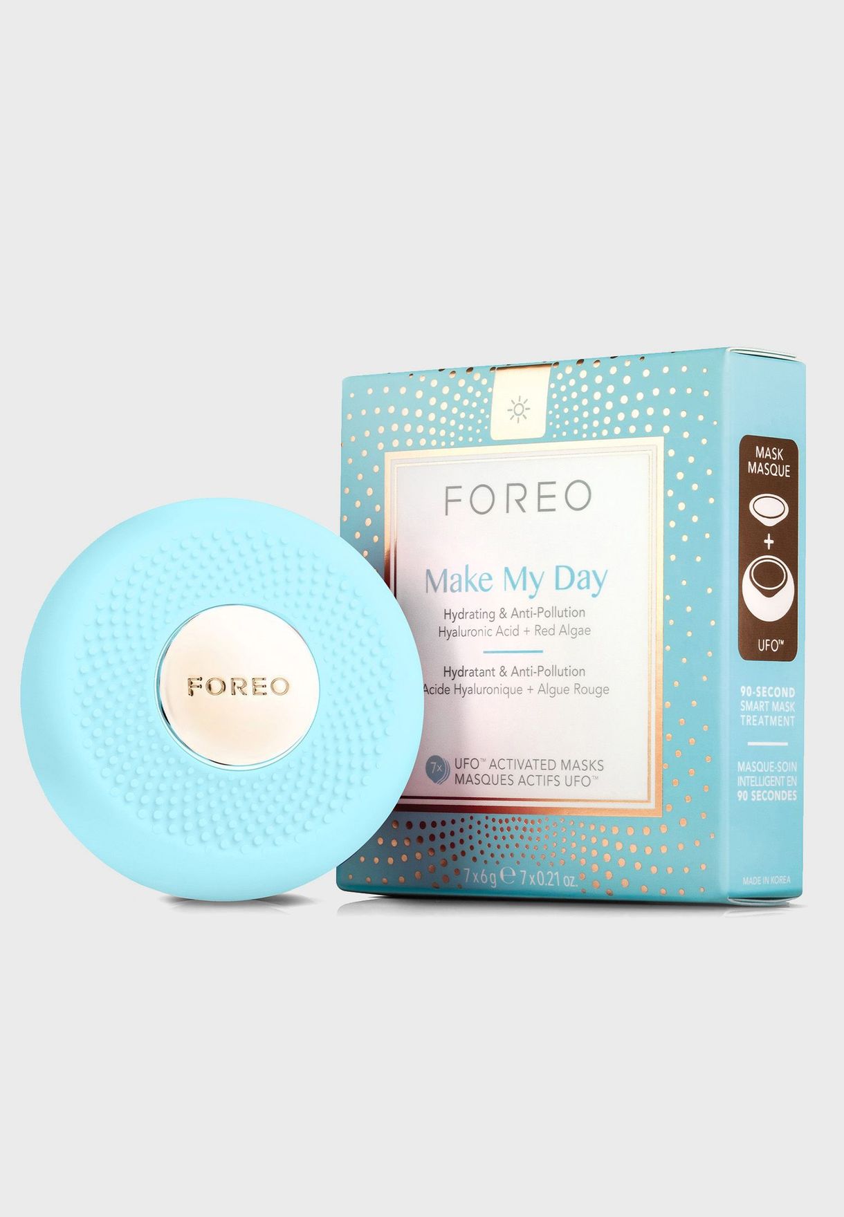 Download Buy Foreo Blue Ufo Mini Smart Mask Treatment Device Mint For Women In Mena Worldwide 7350092134347 PSD Mockup Templates