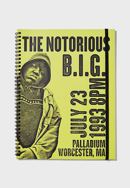 A4 The Notorious Big 1993 Spinout Notebook
