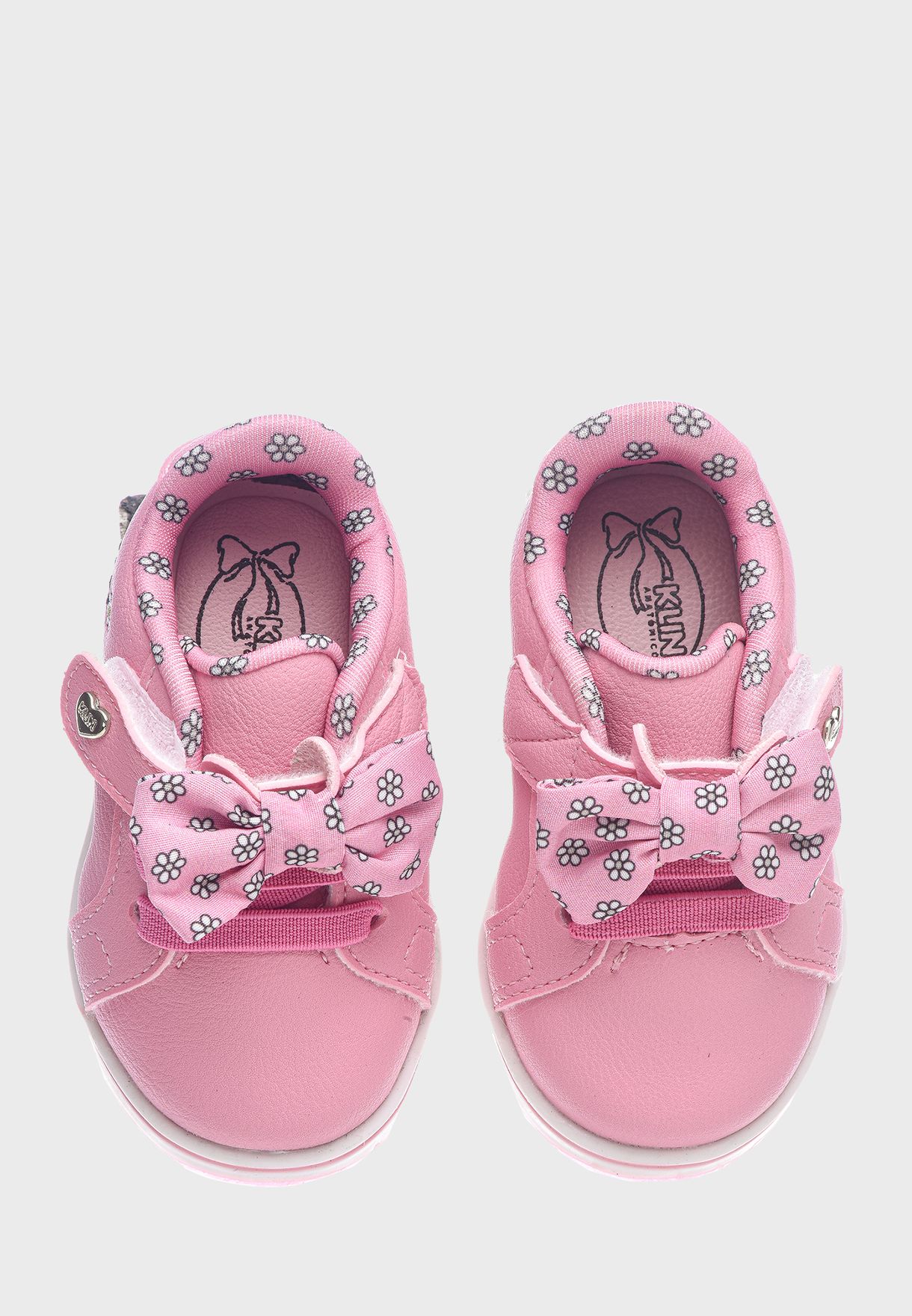 Kids Front Bow Low Top Sneakers