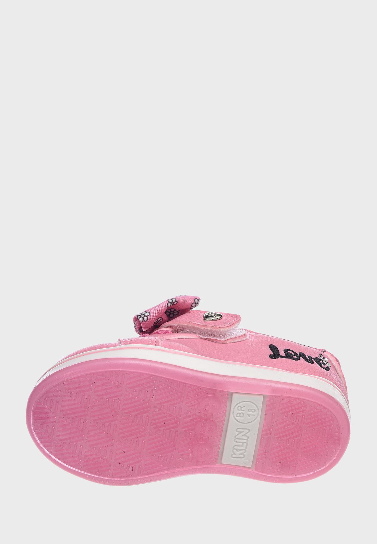 Kids Front Bow Low Top Sneakers